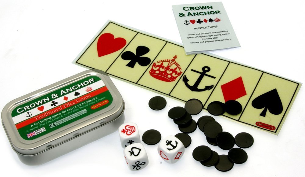 Pocket / Travel Crown & Anchor Dice Game