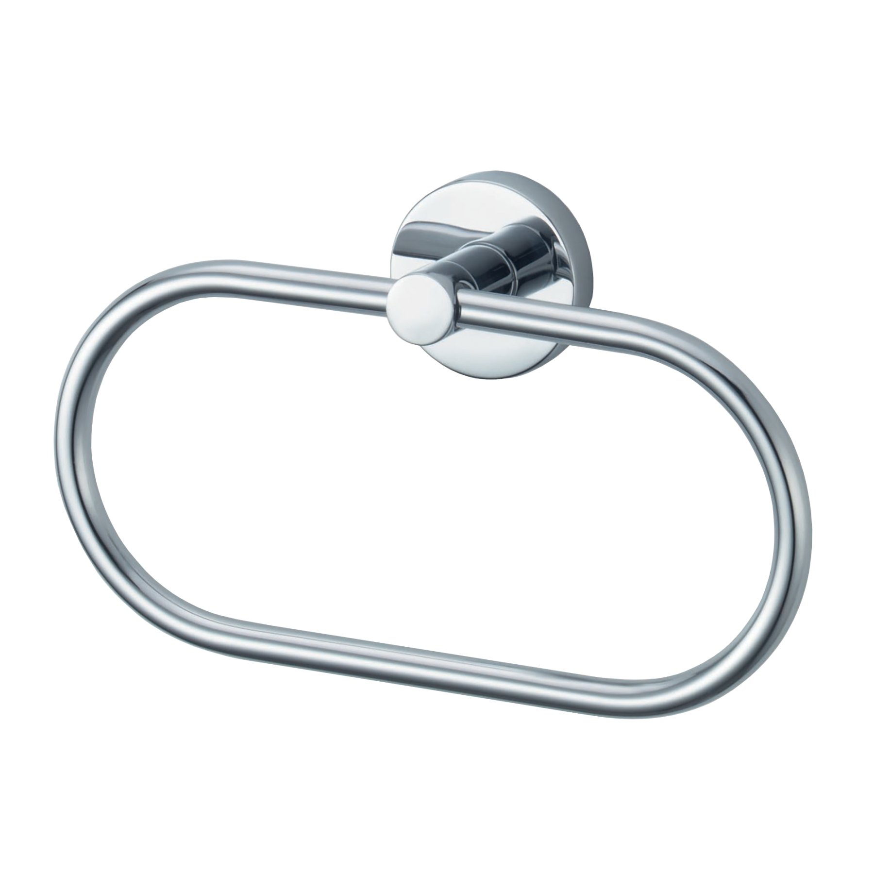 Haceka Towel Ring Kosmos of Chrome, Stainless_Steel, Silver