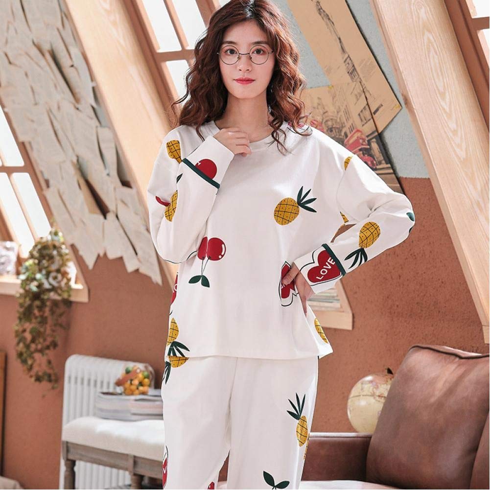 QETUOAAvocado Pajamas Women'S Cotton Home Wear