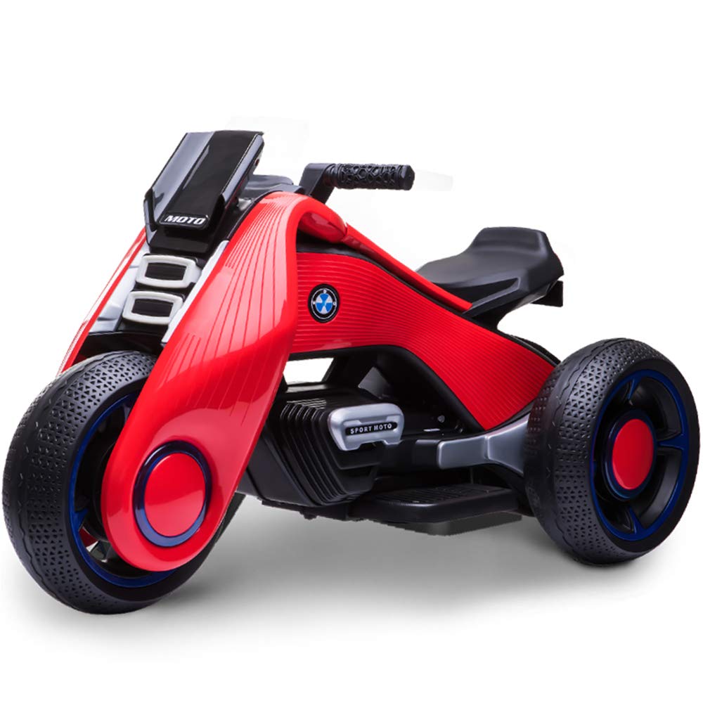 Children's Electric Motorcycle Tricycle Kids Toys 2-5 Years Battery Drive Electric Car Can Sit People (Load 30KG)