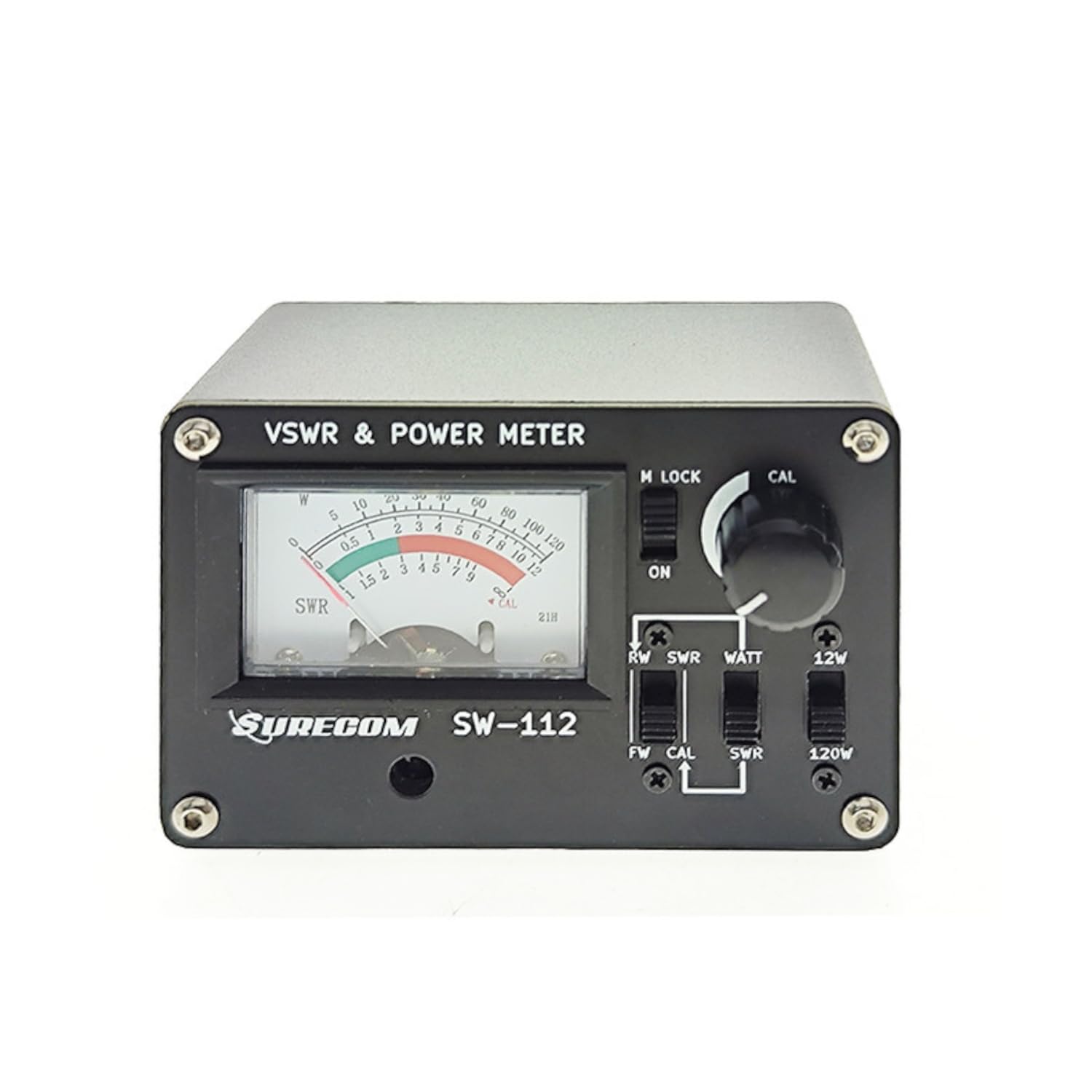 Mcbazel Surecom SW-112HF 1.5-60MHz 120 Watt SWR/RF Field Strength Power Test Meter