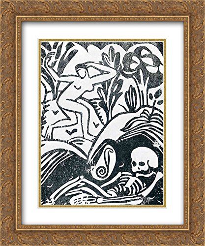 Andre Derain 2X Matted 20x24 Gold Ornate Framed Art Print 'L'Enchanteur pourrissant, Guillaume Apollinaire'