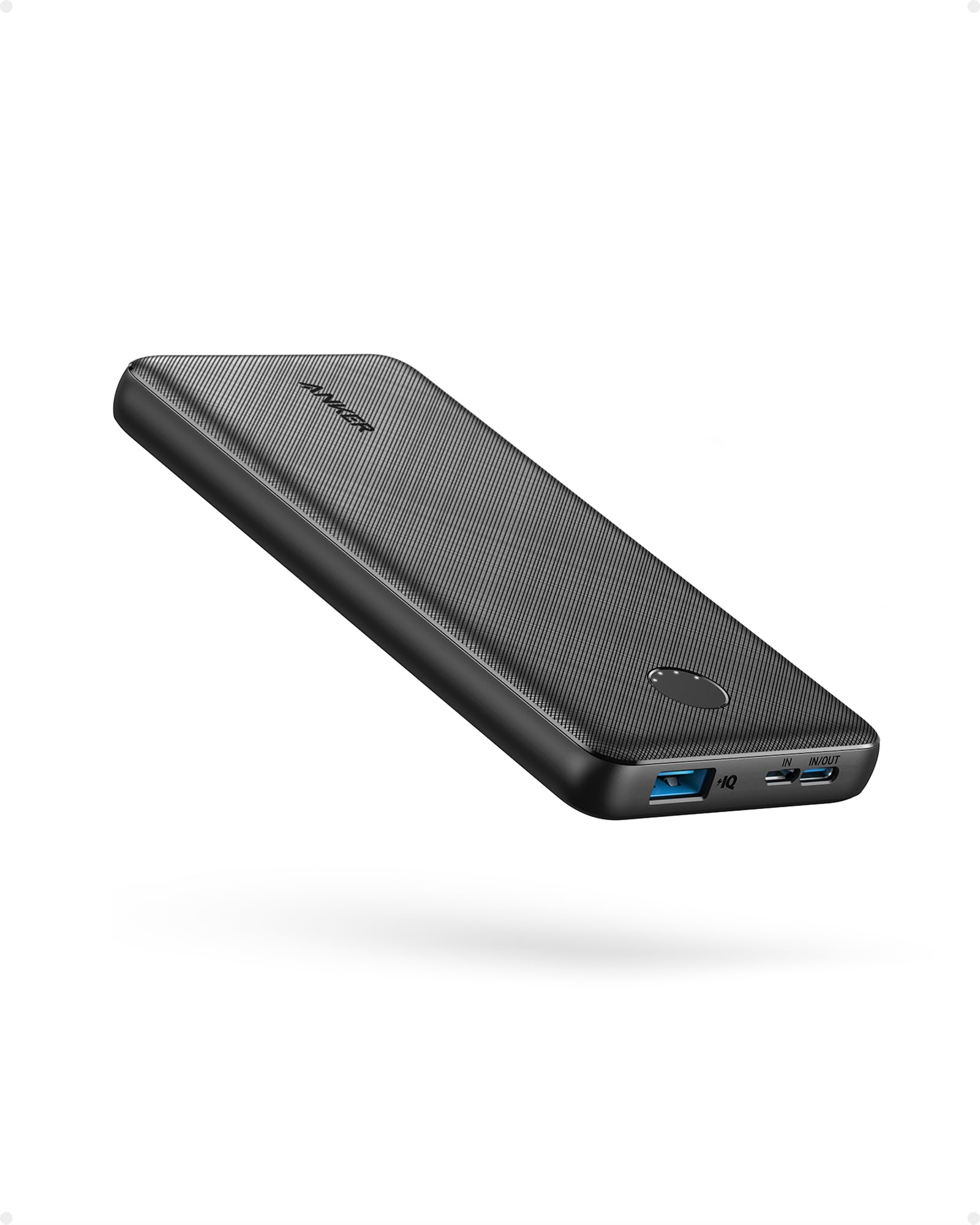 AnkerPower Bank, Compact Portable Charger (PowerCore 10K) 10,000mAh Battery Pack with PowerlQ Charging Technology and USB-C for iPhone, iPad, Samsung Galaxy, Pixel, and More