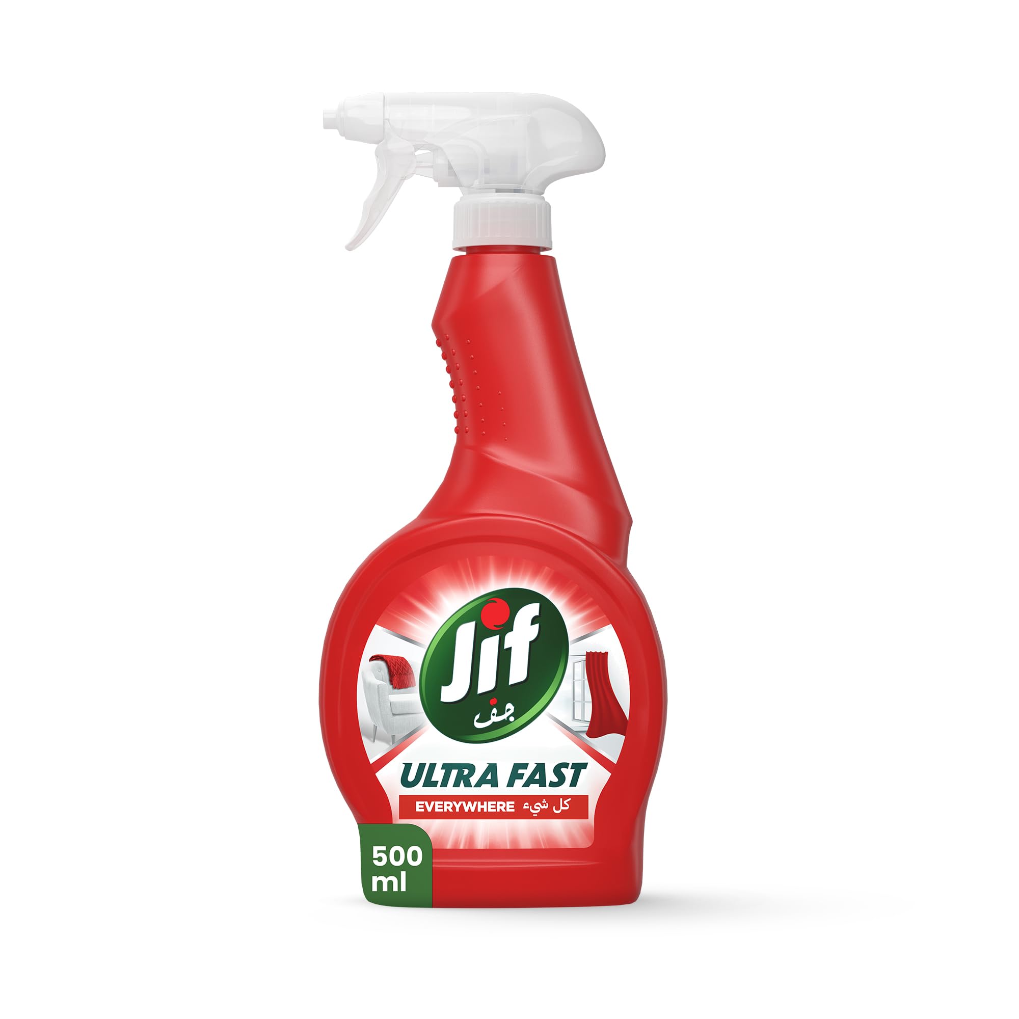 JIF Ultra Fast Cleaner Spray, Everywhere, 100% stain removal on fabrics, 500ml