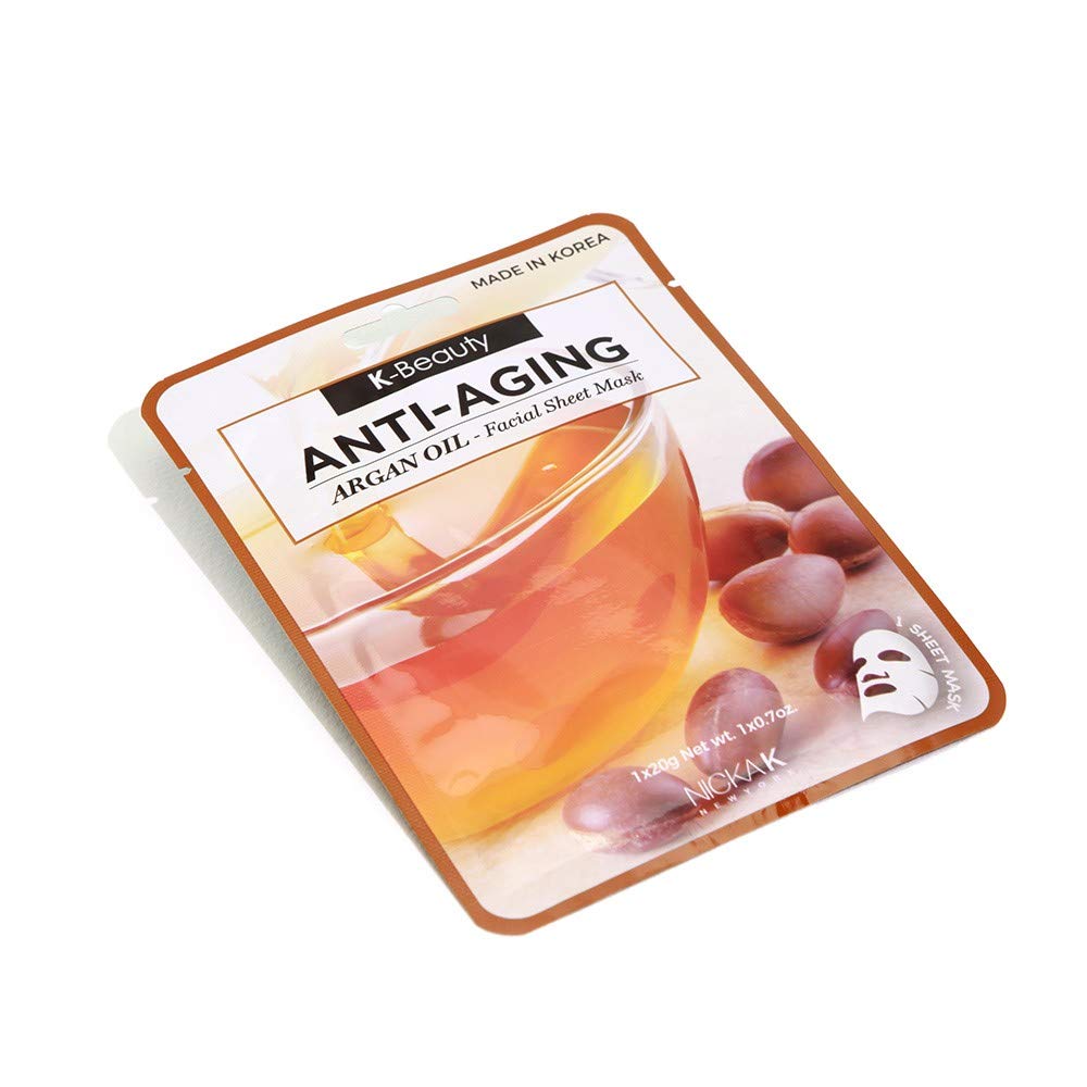 K-BEAUTY ANTI-AGING ARGAN OIL FACIAL SHEET MASK