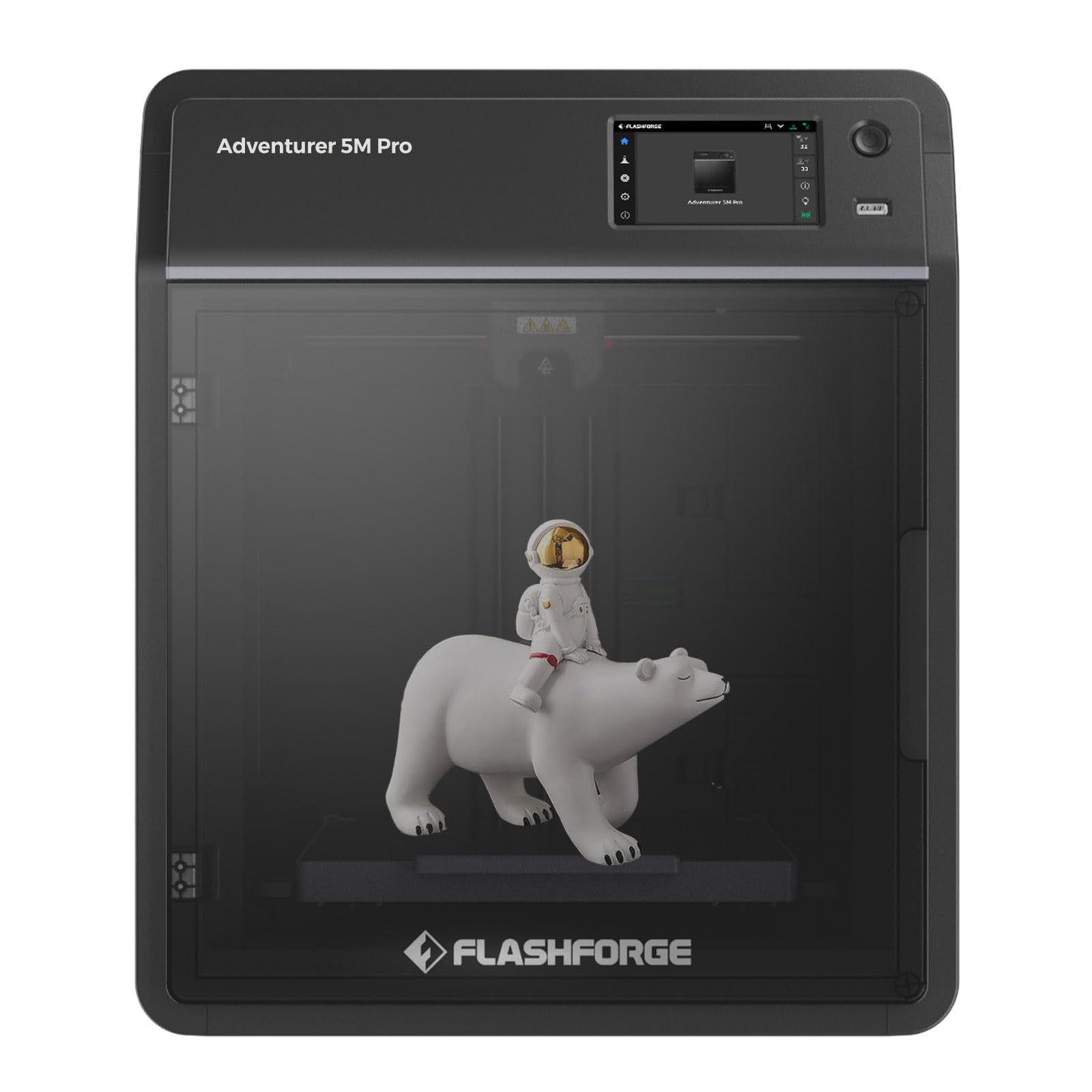 Flashforge Adventurer 5M Pro 3D Printers with High-speed Printing,Max 600mm/s, Rapid Heating with 280° Nozzle,Internal & External Circulation Dual Air Filtration,Achieve Smooth & Effortless Printing