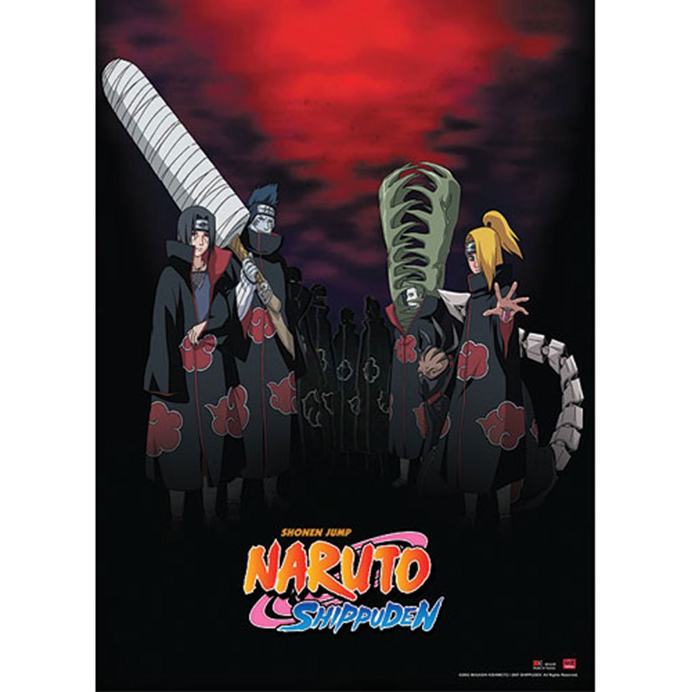 Great Eastern Entertainment Naruto Shippuden Akatsuki Wall Scroll, 80cm by 110cm