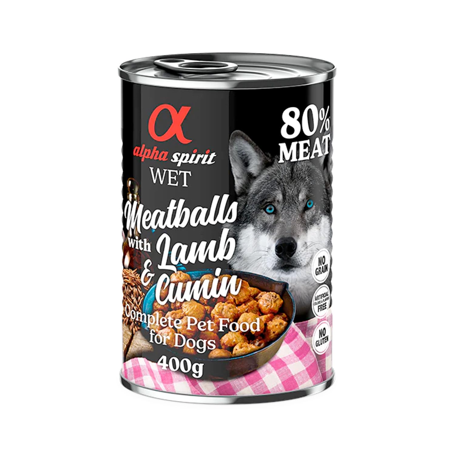 ALPHA SPIRITMeatballs with Lamb and Cumin Pet Food 400G