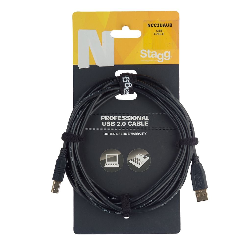 Stagg NCC5UAUB 5 metre High Speed USB 2.0 Cable