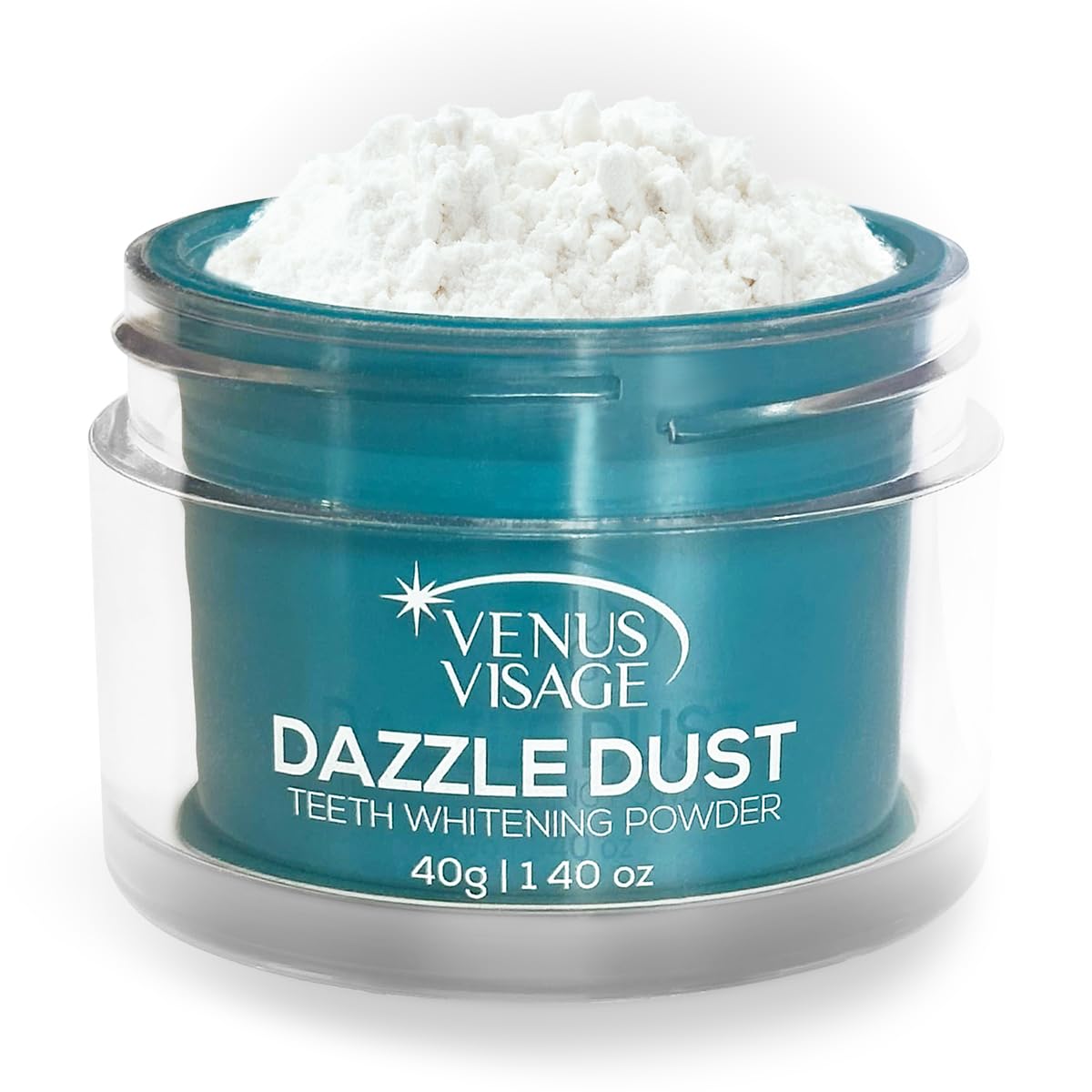 Venus Visage Dazzle Dust Teeth Whitening Powder, Enamel-Friendly Tooth Powder, Tooth Powder for Whitening and Stain Removal, Tooth Powder Toothpaste, Powdered Toothpaste for a Dazzling Smile (40 g)