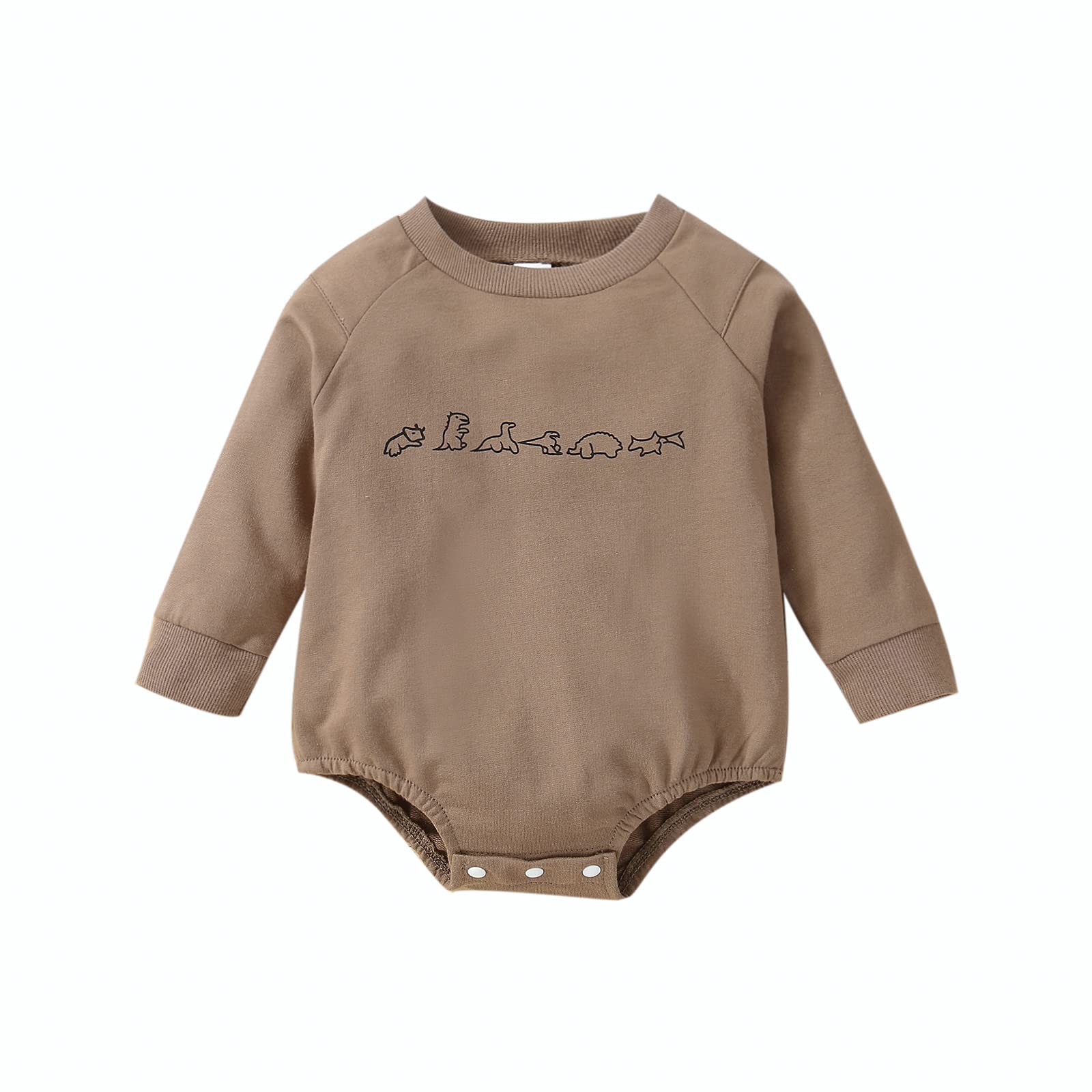 Baby Girl Boy Crewneck Sweatshirts Oversized Knit Sweater Shirts Long Sleeve Romper Pullover Top Cute Fall Winter Clothes