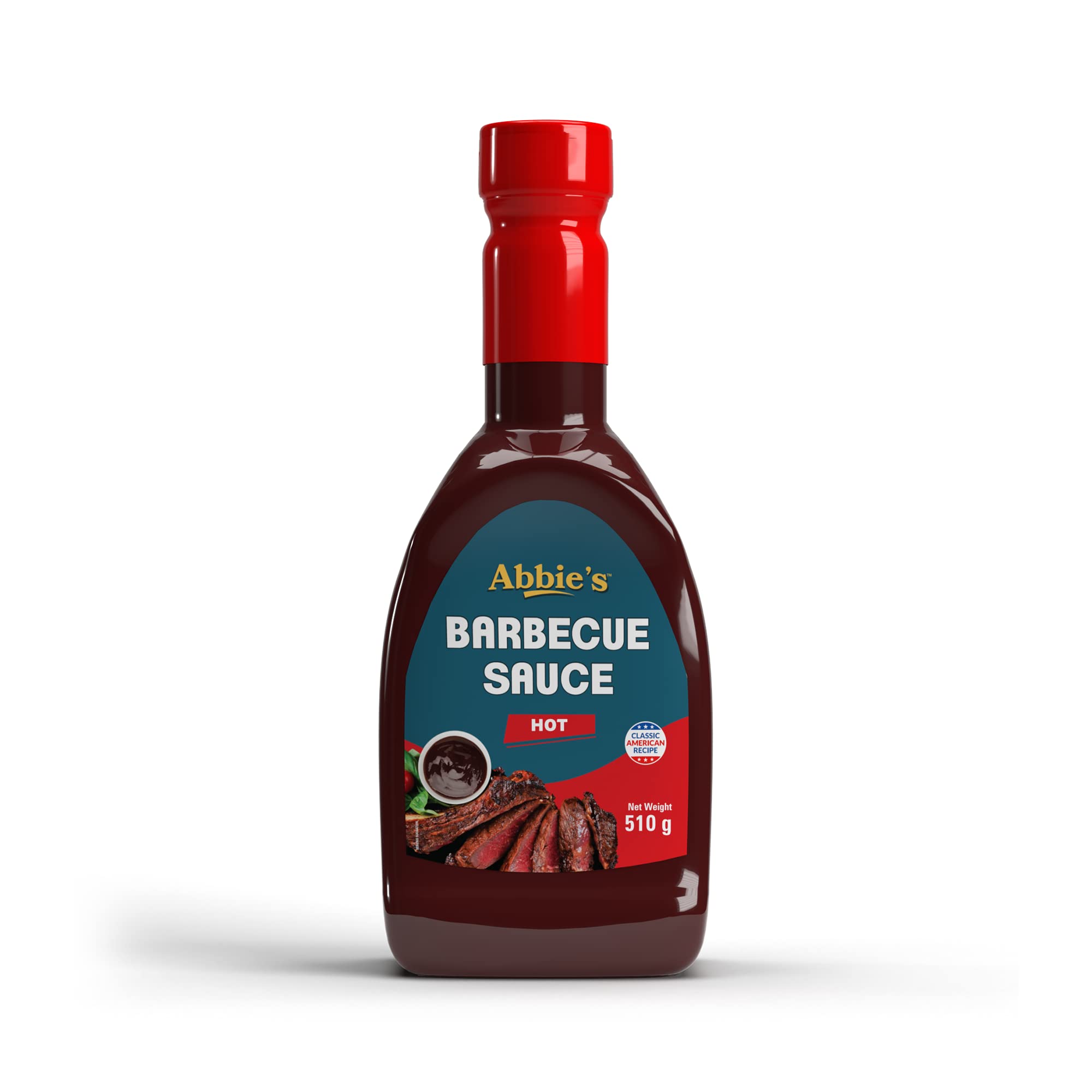 Abbie's Barbeque Sauce Hot, 510 grams, Product of USA (Set of 1)