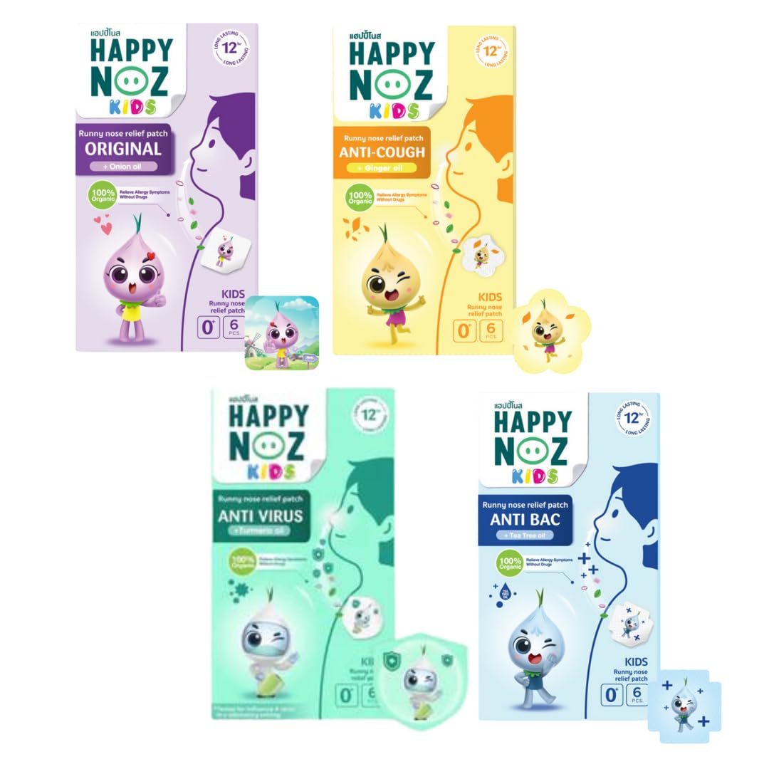 Happy NozBox of 4 - Yellow, Purple, Green & Blue (Kids)