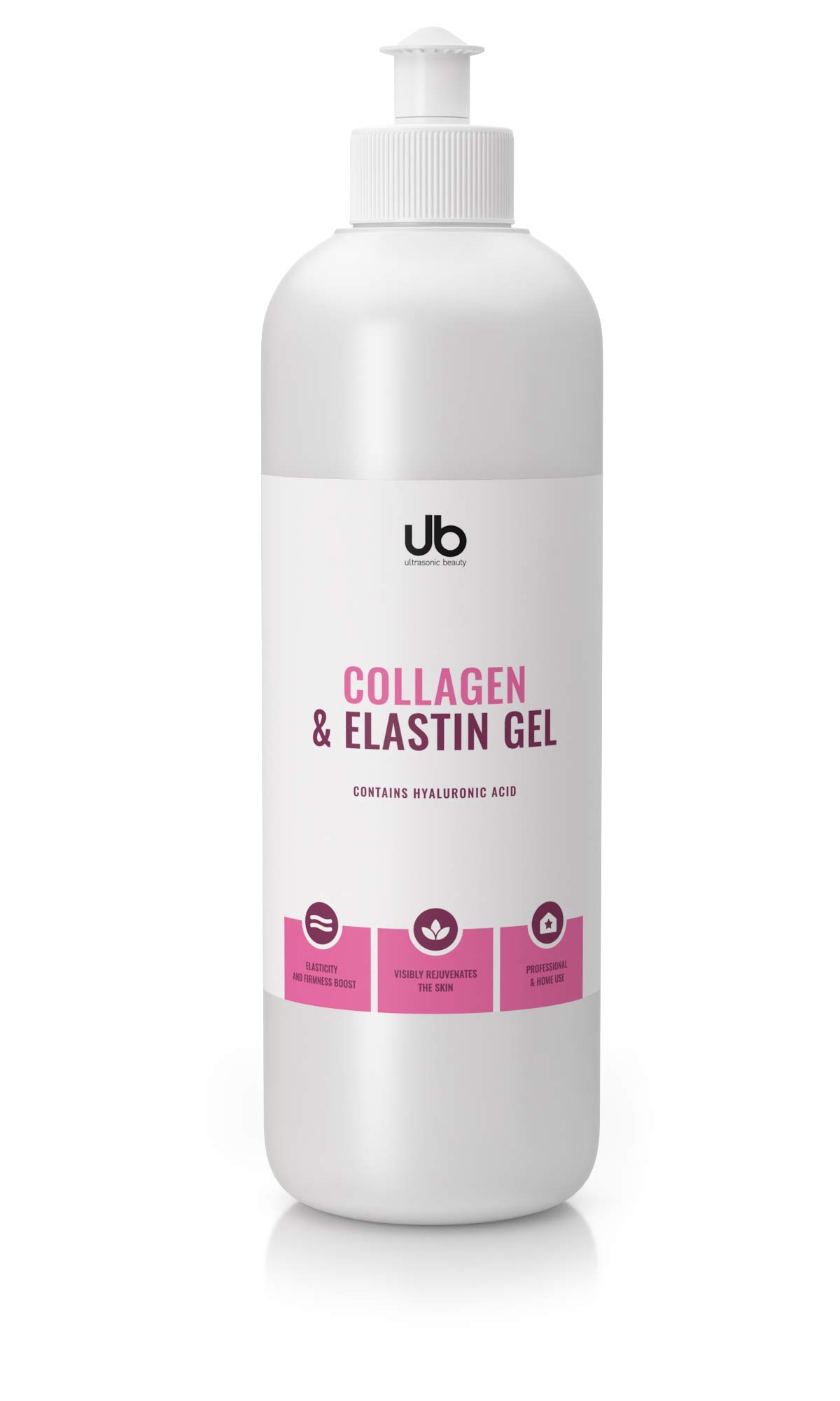 UB Collagen & Elastin Gel - Concentrated Serum | Hydrates & Plumps | Improve Efficiency of Beauty Treatments 500 mL