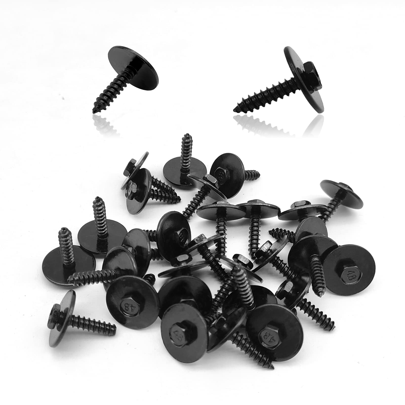 30pcs Hex Head Tapping Screw M4.2-1.41 x 20mm for GM Wrangler 1640810, 11503892, 11500434