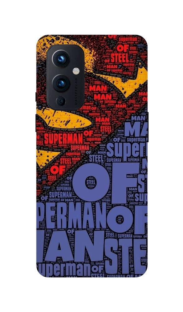 Arvi Enterprise Supman Printed Mobile Back Hard Case and Cover for OnePlus 9