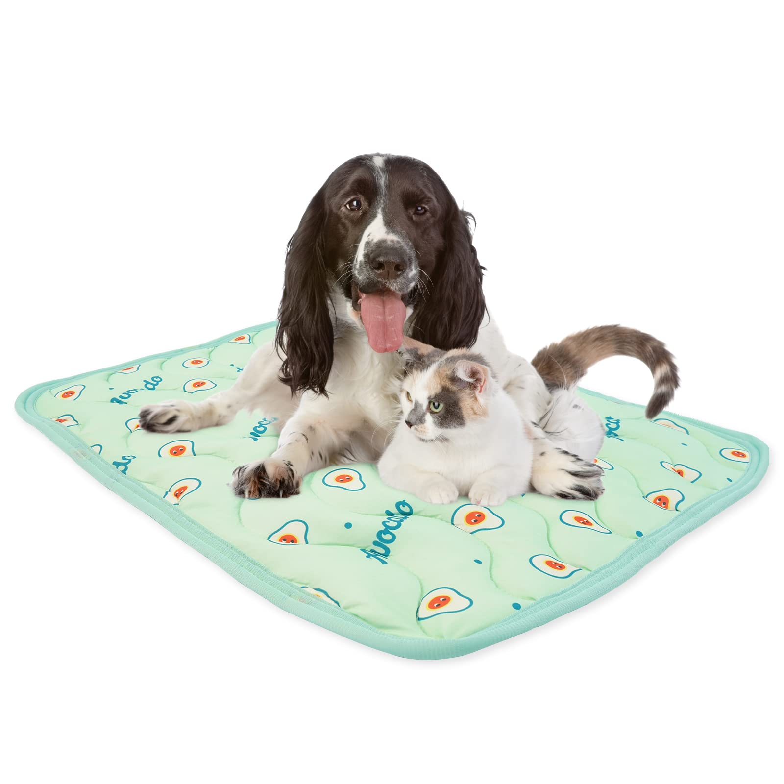 Nanaki Dog Cooling Mat for Dogs Summer Dog Beds Mat-24X20in Dog Bed Mats Dog Crate Pad Car Seat Cover Bottom Chair Pad Dog Cooling Pad for Dog Mat Blanket, Pet Cooling Mats Liner For Small Puppy & Cat