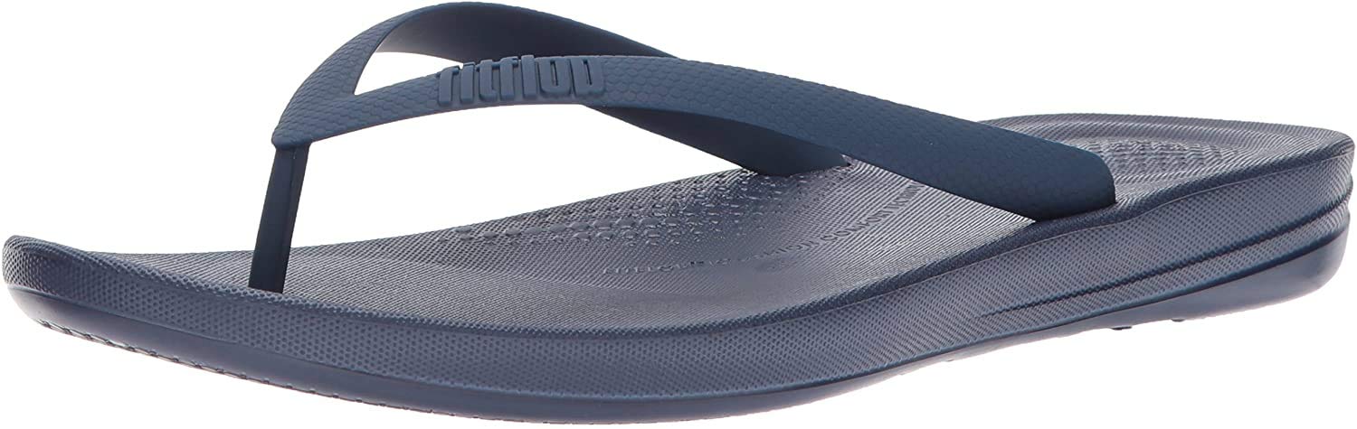 Fitflop Men's Iqushion Ergonomic Flip-Flops Open Toe Sandals