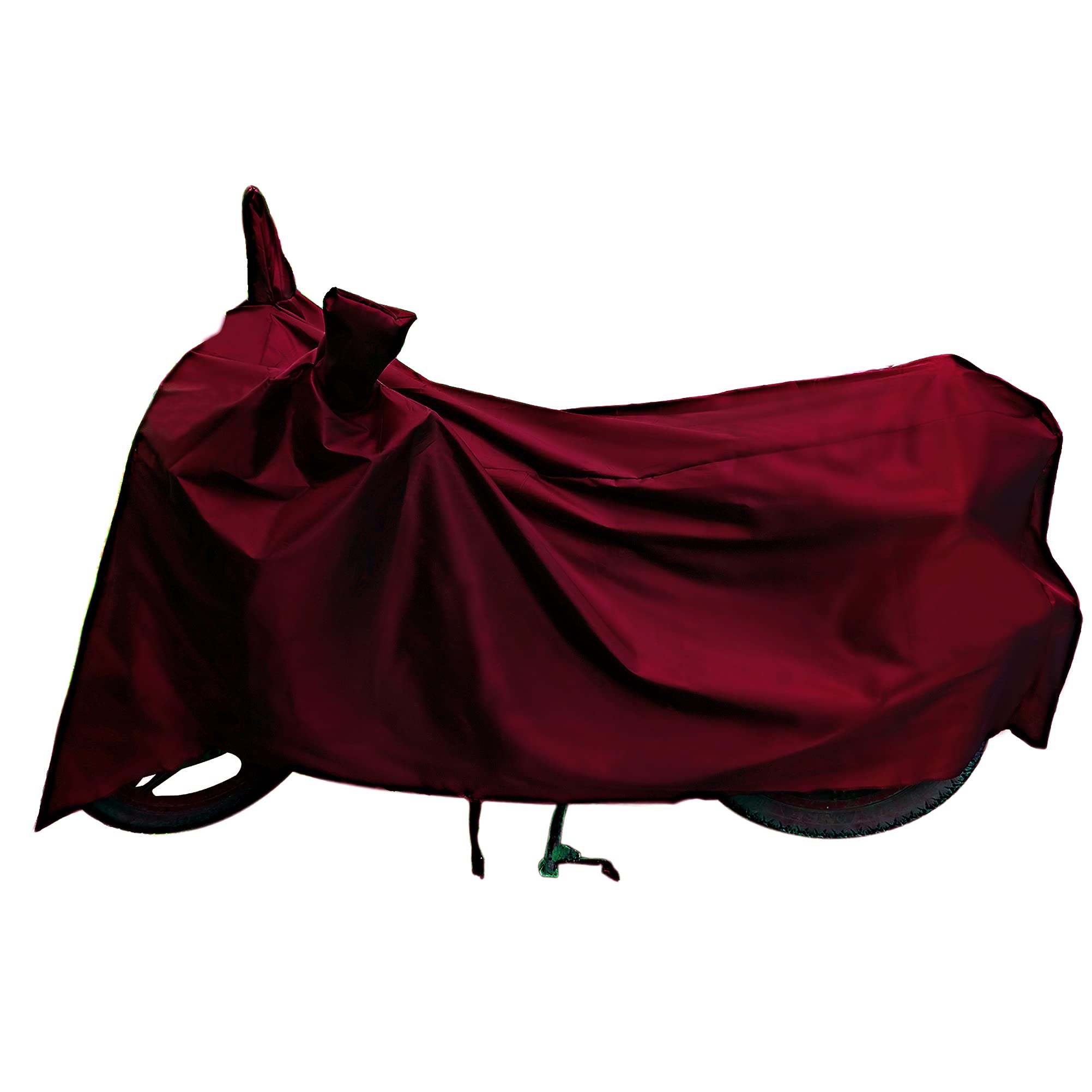 Shelter hub Enterprises-Triumph Bonneville Bobber- 100% Waterproof | Dustproof | UV Protection Compatible with 100CC 110CC 125CC 150CC Motorcycle / Bike / Scooty Full Body Cover (Maroon)