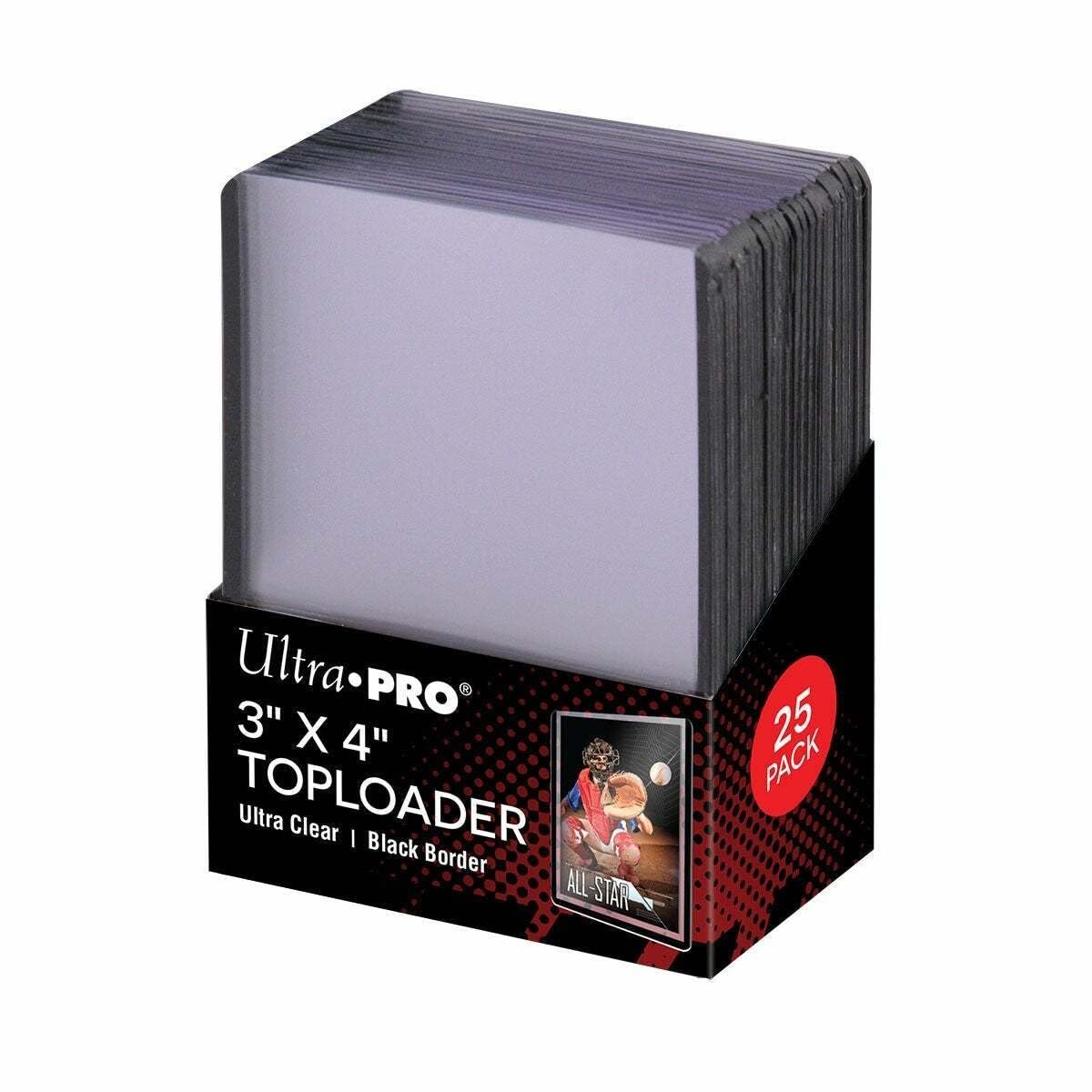 Ultra Pro Black Border Toploader 81185