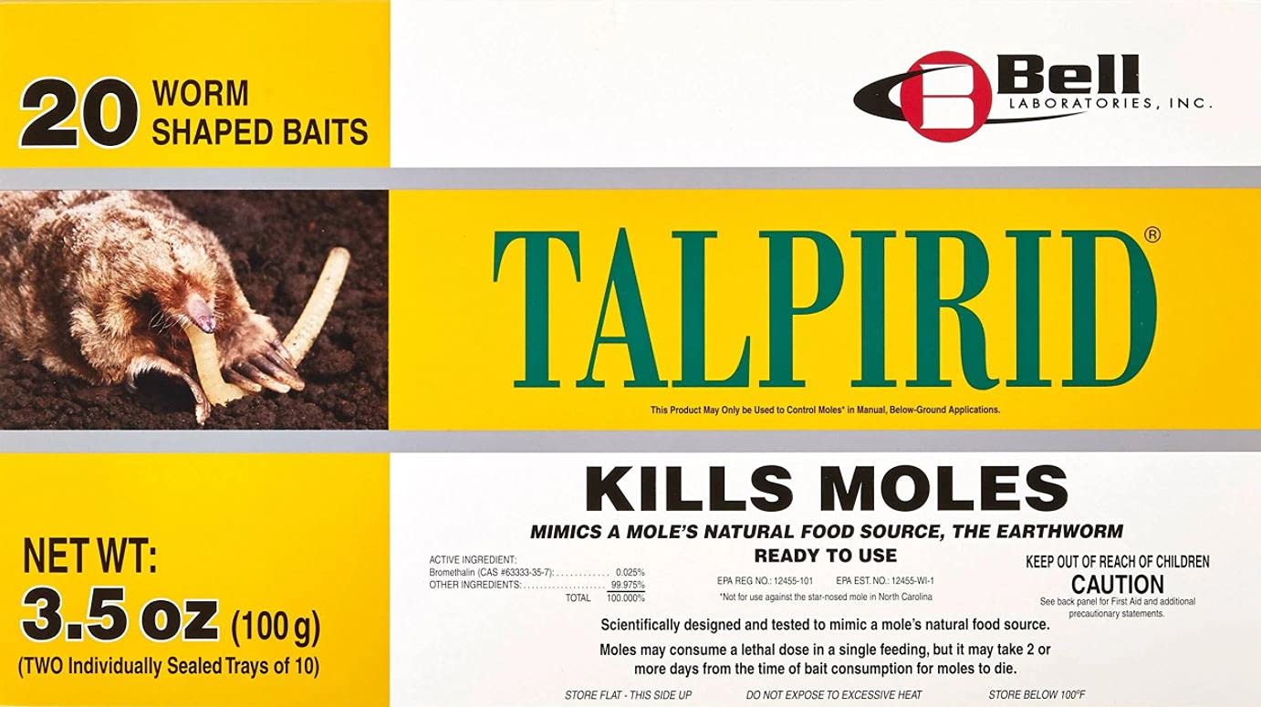 Talpirid - Best Mole Killer Ever! 20 Worm Baits to Eliminate Moles