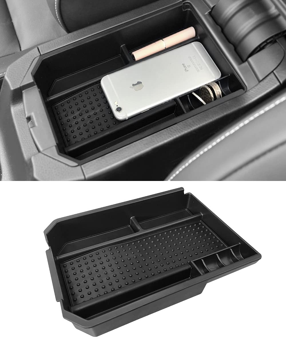 Vesul Armrest Secondary Storage Box Glove Pallet Center Console Tray For Toyota RAV4 2013 2014 2015 2016 (Not Fit 2017 2018)