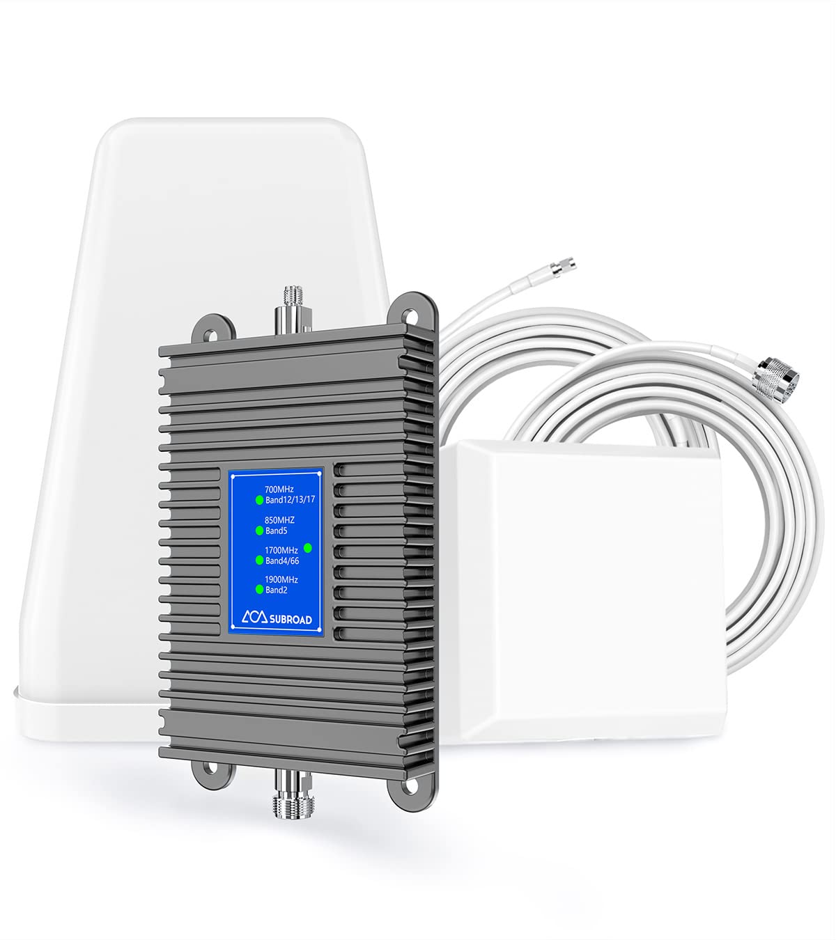 Cell Signal Booster for Home 5,000 sq ft with Outdoor/Indoor Antennas - Cell Phone Signal Booster Boosts 5G 4G LTE 3G Voice & Data for Verizon AT&T T-Mobile and All US Carriers FCC Approved