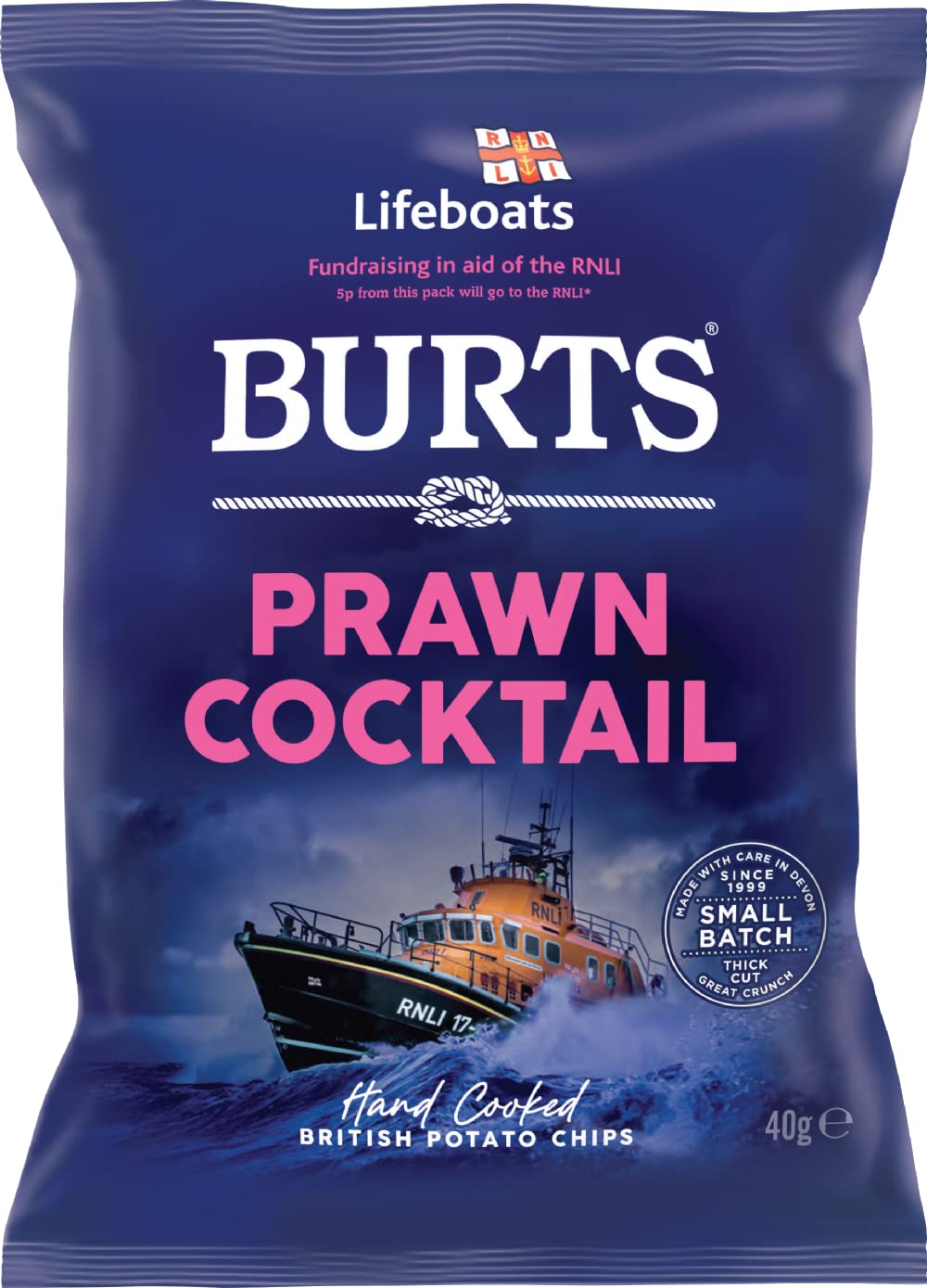 Burts Potato Chips - Prawn Cocktail 40g - 20 Pack