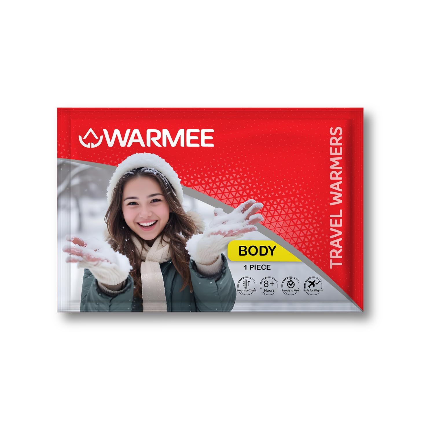 WARMEE Body Warmers - Heat Pouch, Heat Pack for Men & Women | Body Warmer for Travel, Cold Climate, Winter | (Pack of 7)