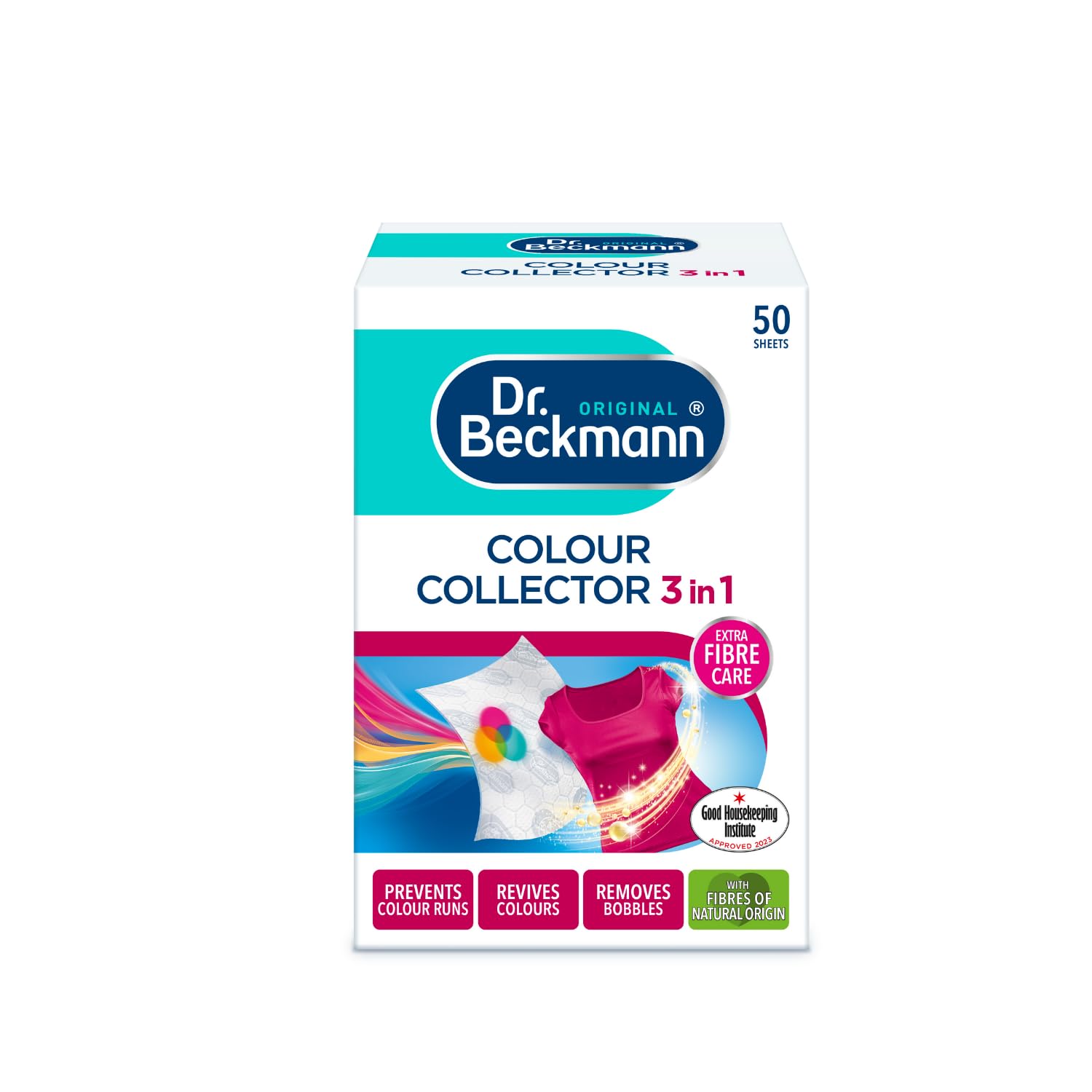 Dr. Beckmann Colour Collector 3in1 | Prevents colour runs |50 sheets