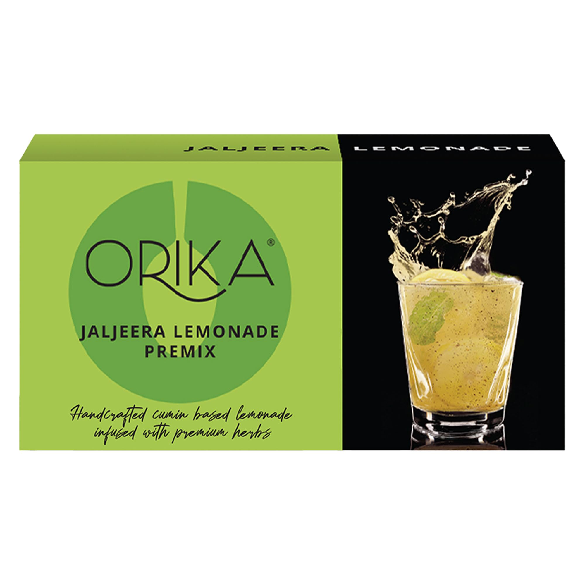 Orika Jaljeera Lemonade Premix | 190g (10 Sachets) | Infused With Premium Herbs | Handcrafted Instant Drink Premix | Refreshing Summer Drink