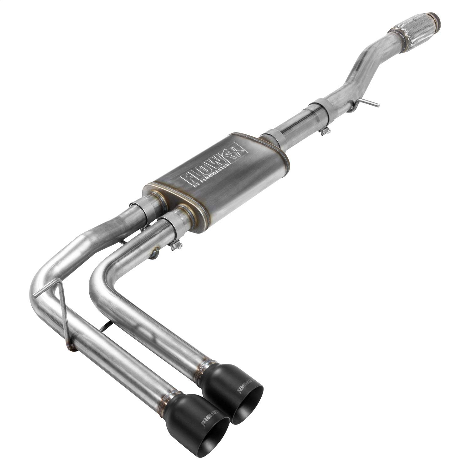 Flowmaster 717787 Cat-Back 409S - FlowFX Kit - DOSS - Moderate/Aggressive Sound - 14-18 GM 1500 Series Exhaust System Kit Cat-Back 409S - FlowFX Kit - DOSS - Moderate/Aggressive Sound