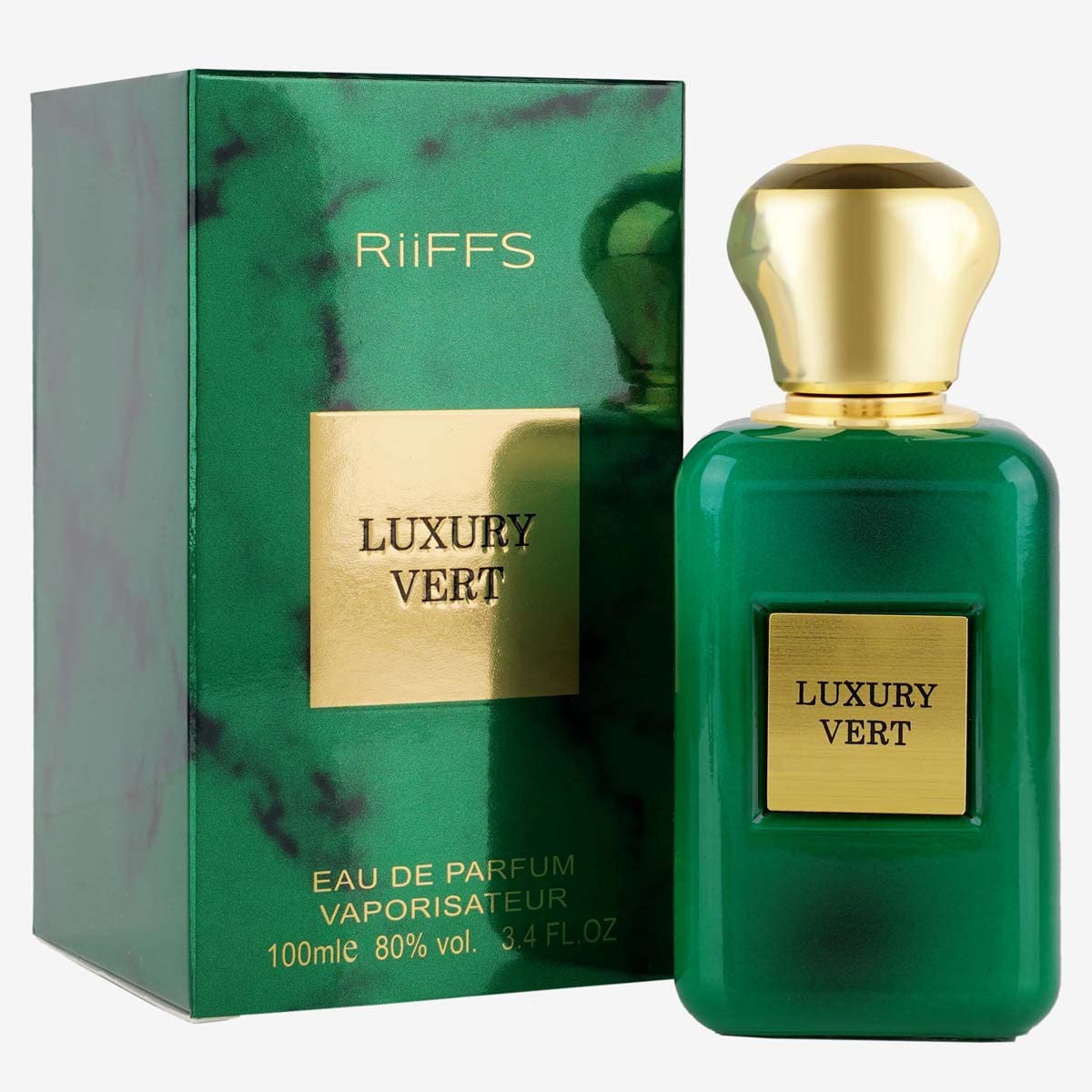 RiiFFS Luxury Vert Imported Long Lasting 100ml Unisex Perfume, Citrusy, Floral & Sweet, Soothing Fragrance