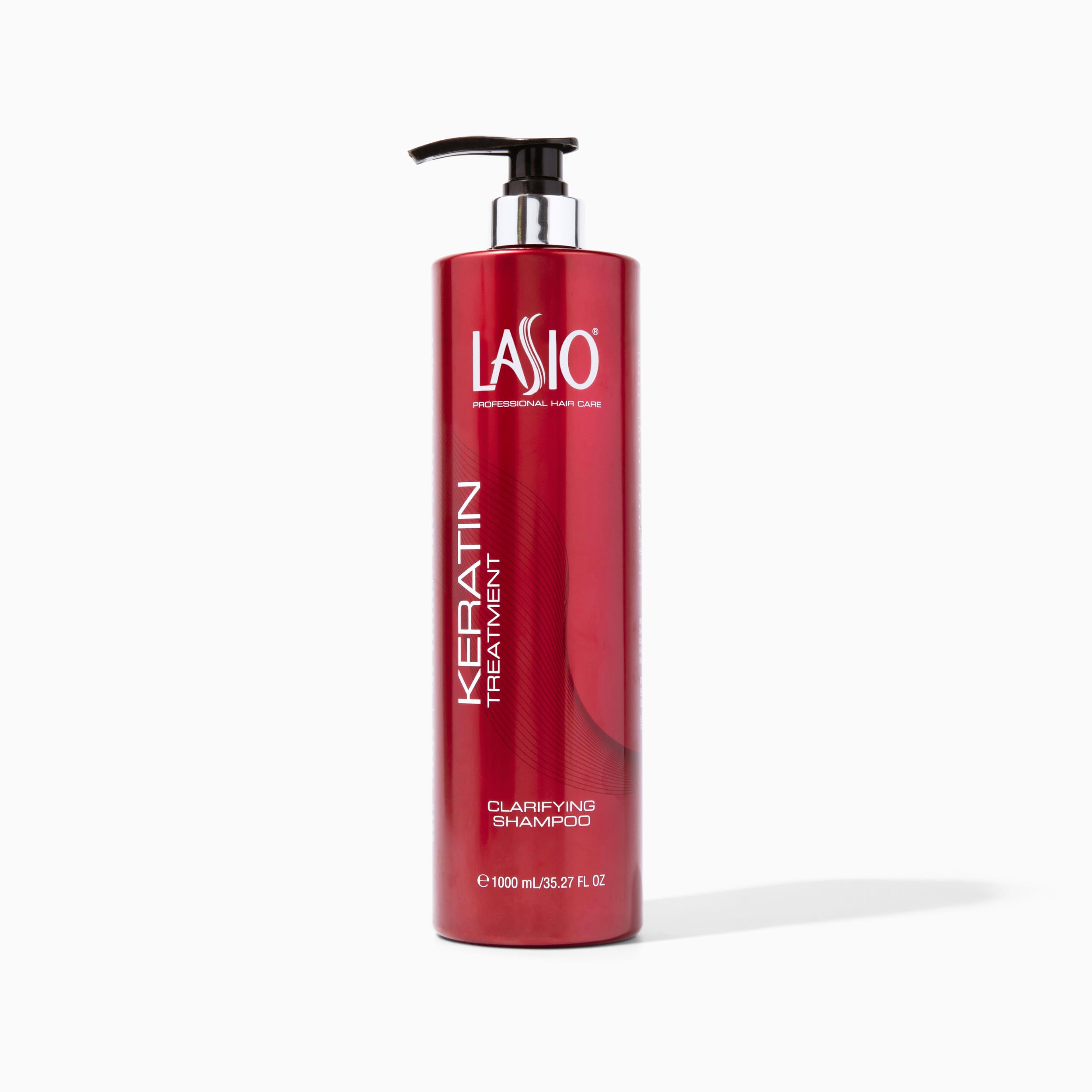 Lasio Clarifying Shampoo 35.27 Fl. Oz. Gently Removes Buildup & Residue, Non-Irritating Shampoo, Infused with Cocamide Oil