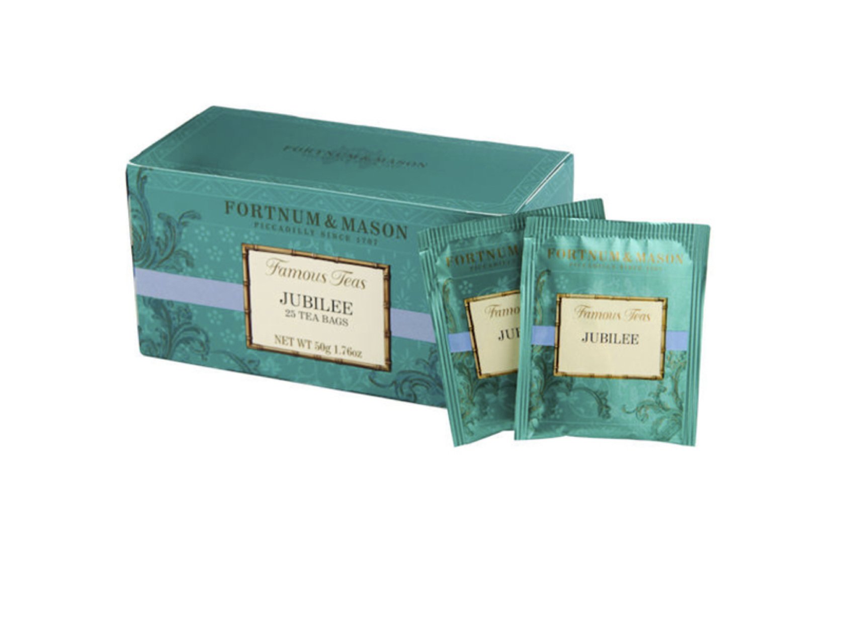 Fortnum and Mason British Tea, Jubilee Blend, 25 Count Tea Bags (1 Pack)