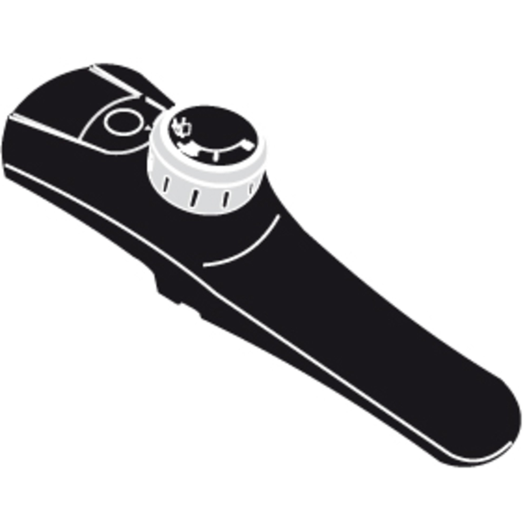 SilitSpare Part Lid Handle for Pressure Cooker Sicomatic® econtrol Ø 18 and 22 cm Plastic Black