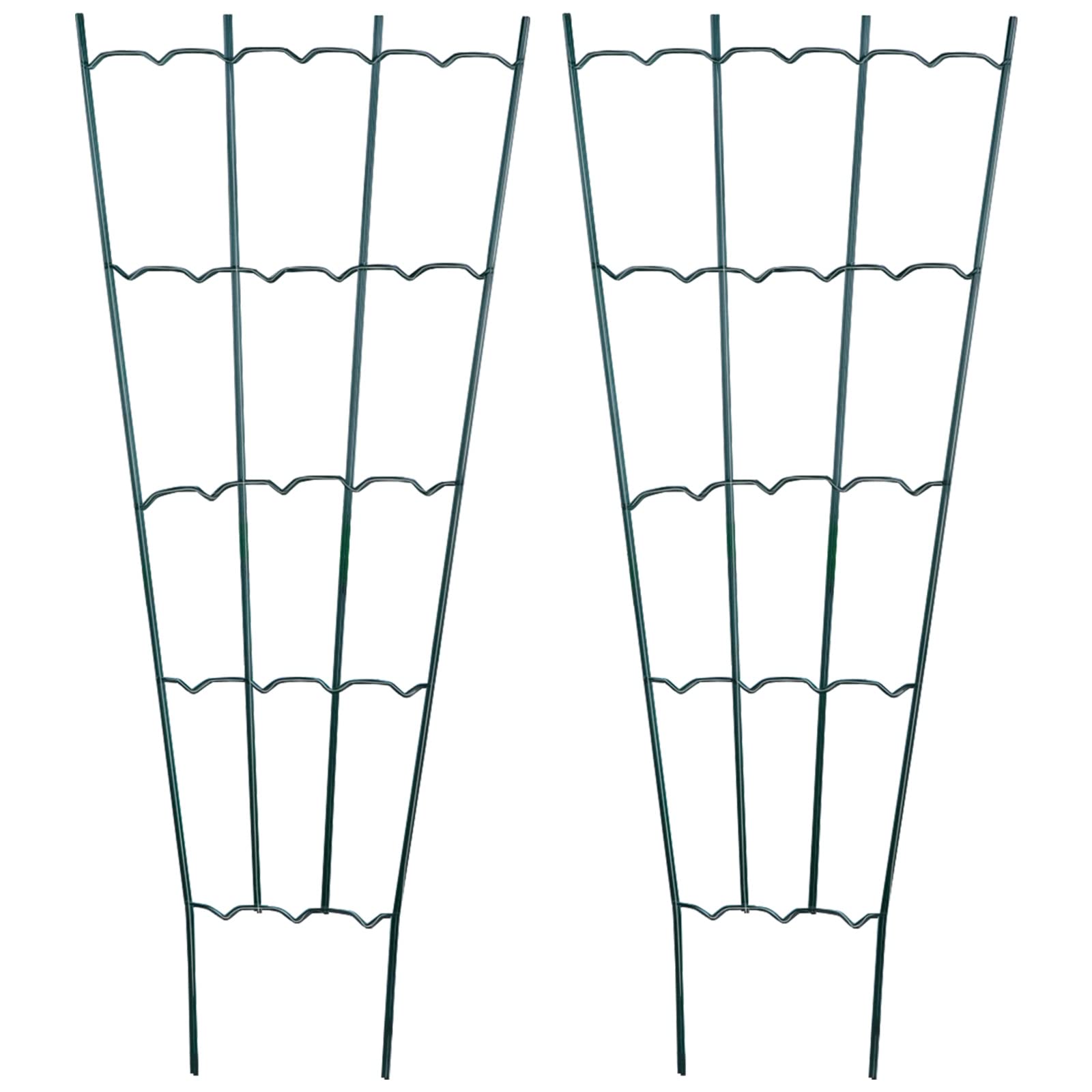 HiGift 6 Pack 24'' Metal Plant Garden Trellis for Potted Plants Indoor Outdoor Climbing Plants, Plant Trellis for Houseplants Vine Ivy Flowers