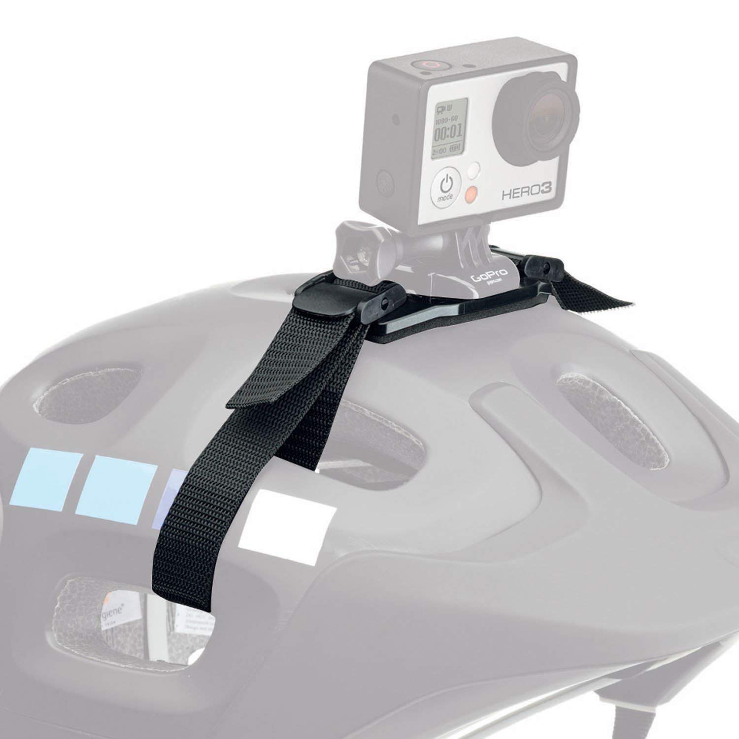 PROtastic Vented Helmet Strap compatible with Gopro Hero/SJCAM Action Cameras (Cycling, Climbing Helmets etc)