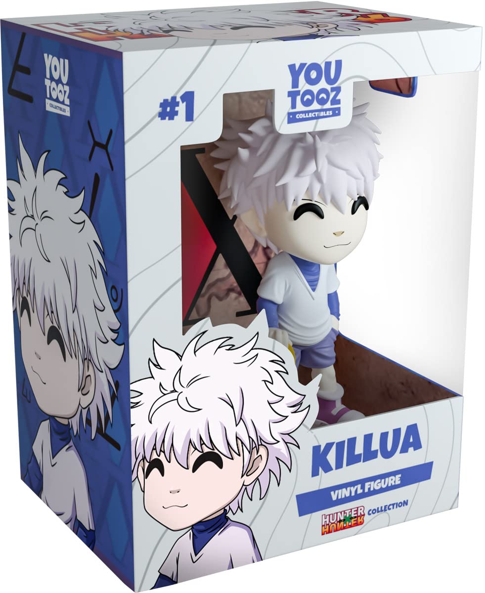 Youtooz Killua Vinyl Figure, 4.5" Limited Edition Highly Detailed Killua Zoldyc Figure from Hunter x Hunter Anime Series - Youtooz Hunter x Hunter Collection