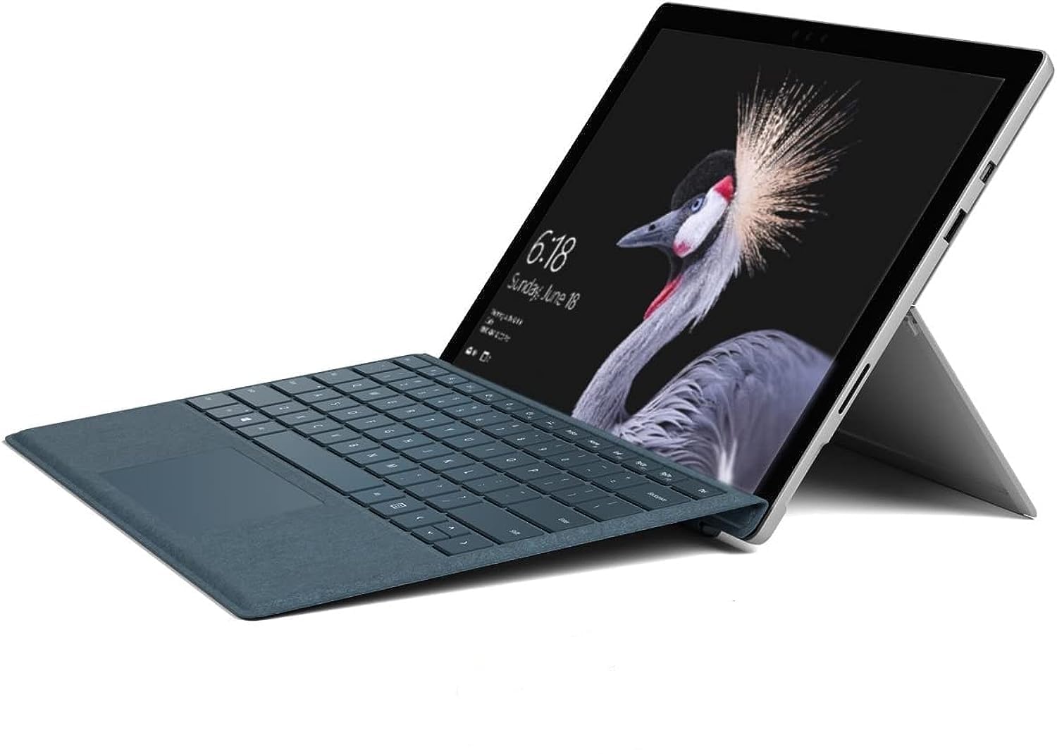 (USED LIKE NEW) Microsoft Surface Pro 5, 2 in 1 Tablet - Intel Core-i5-12.3 Inch - 256GB SSD - 8GB RAM - Intel® HD Graphics 615 - Windows 10 -With Keyboard, Silver [Intl. Version]