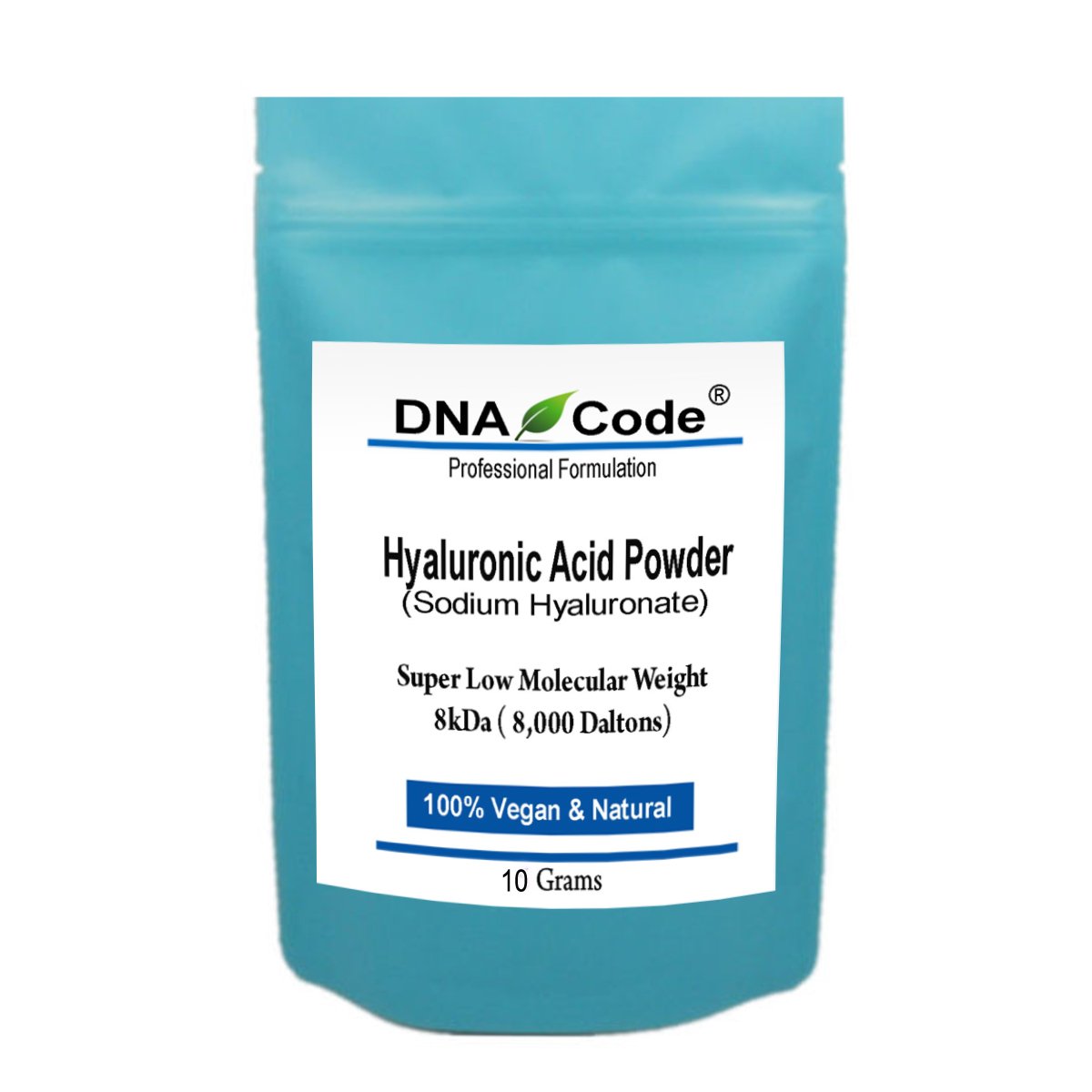 DIY Hyaluronic Acid Powder-Sodium Hyaluronate, Lowest Molecular Weight-8kDa, Cosmetic Grade, Add to Your Own Products