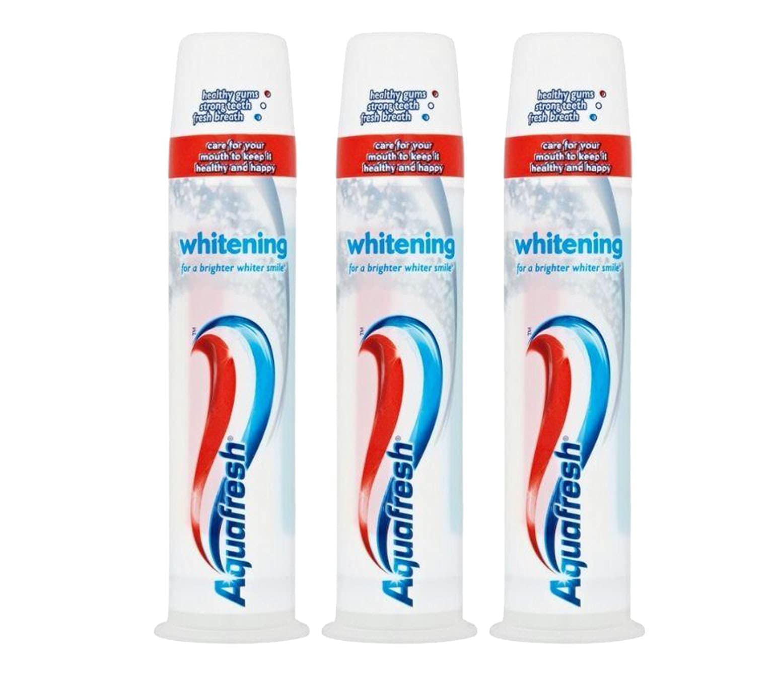 Aquafresh Pump Whitening 100ml | Pack of 3