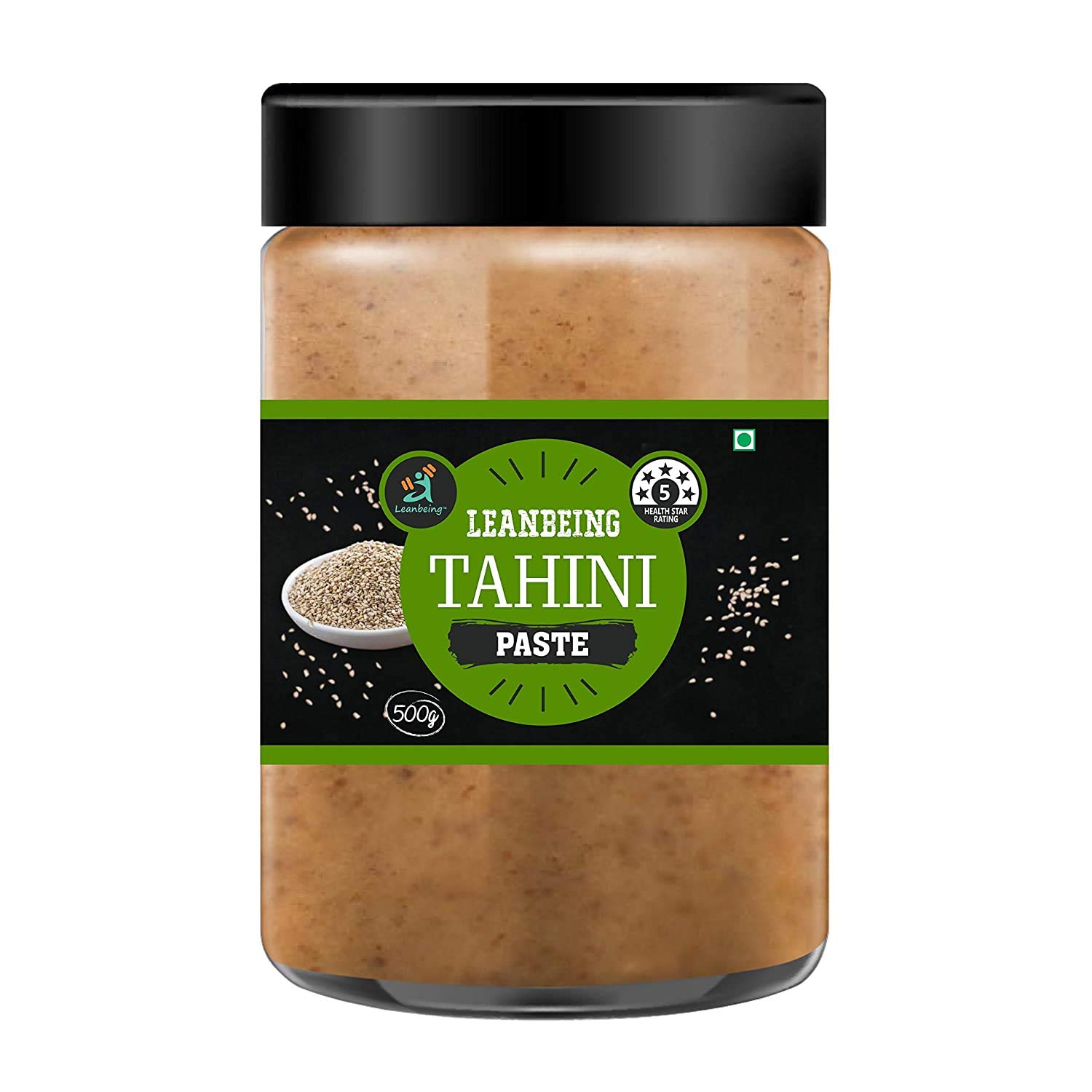 Leanbeing - White Sesame Tahini Paste,tahina Sauce 500 Grams | Gluten Free | Keto Friendly