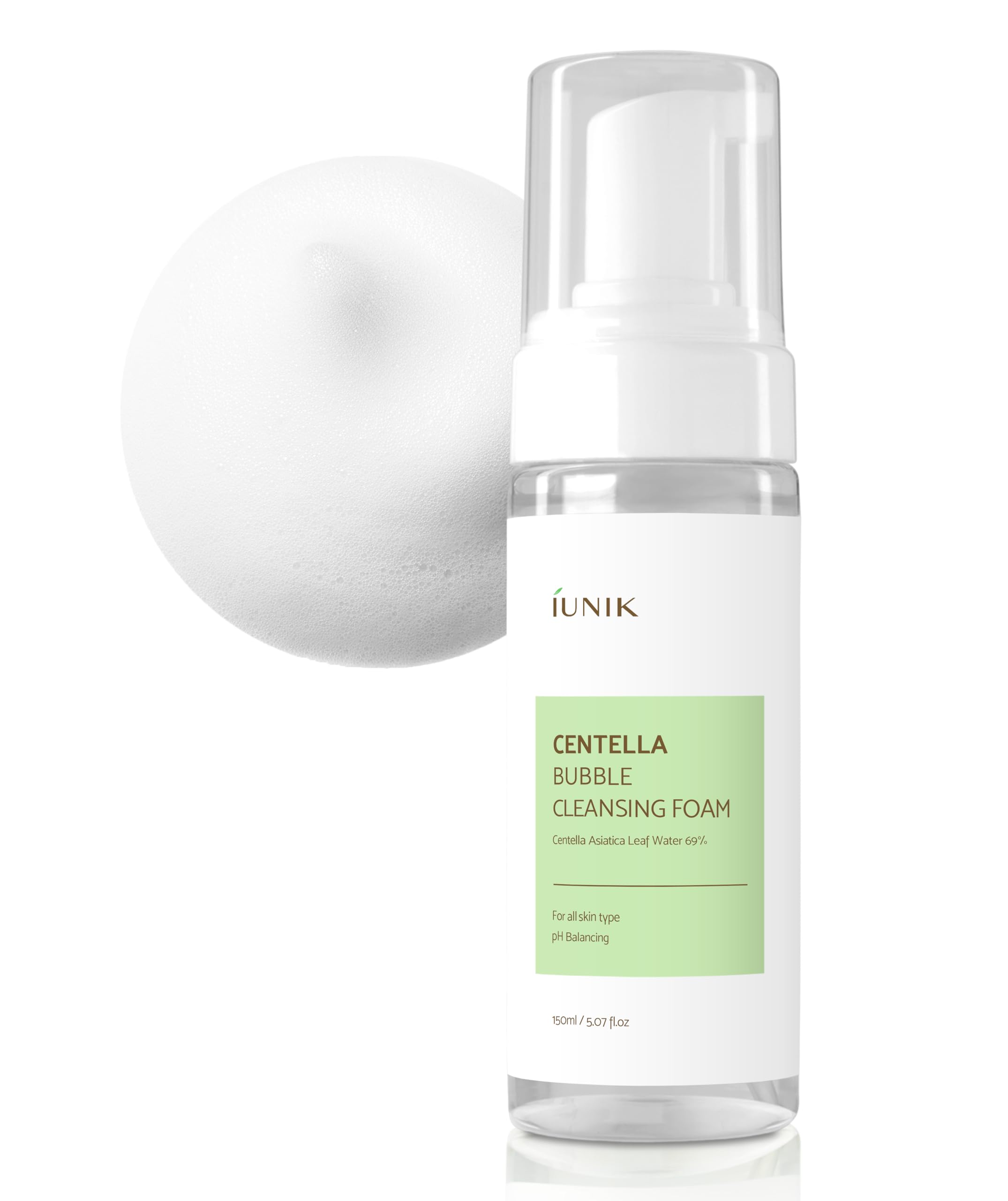 Iunik Centella Bubble Cleansing Foam - 150ml