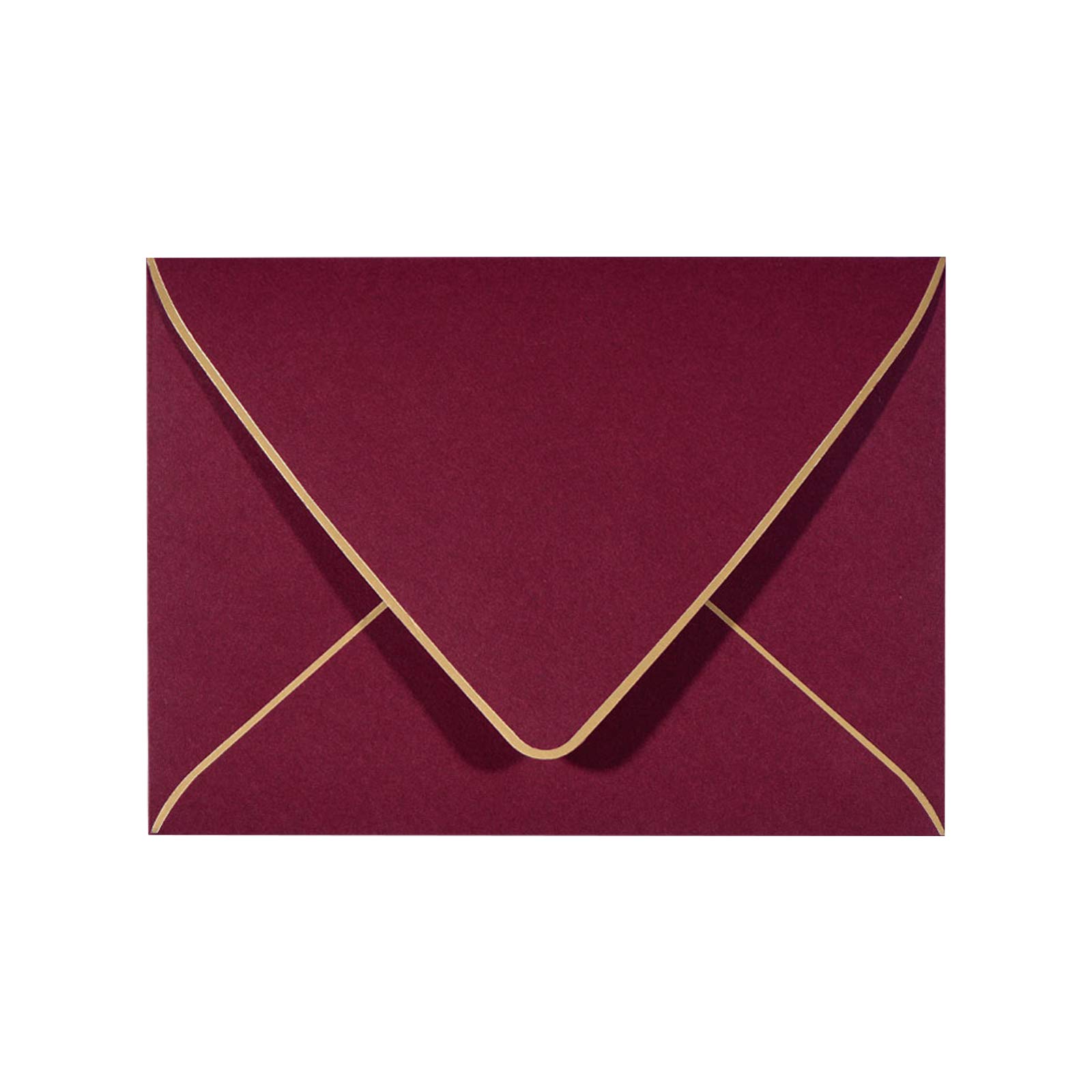 A7 Luxury Burgundy Invitation Envelopes 5 x 7 - For 5x7 Cards| Self Seal| Perfect for Weddings, Invitations, Photos, Graduation, Baby Shower| 5.25 x 7.25 Inches