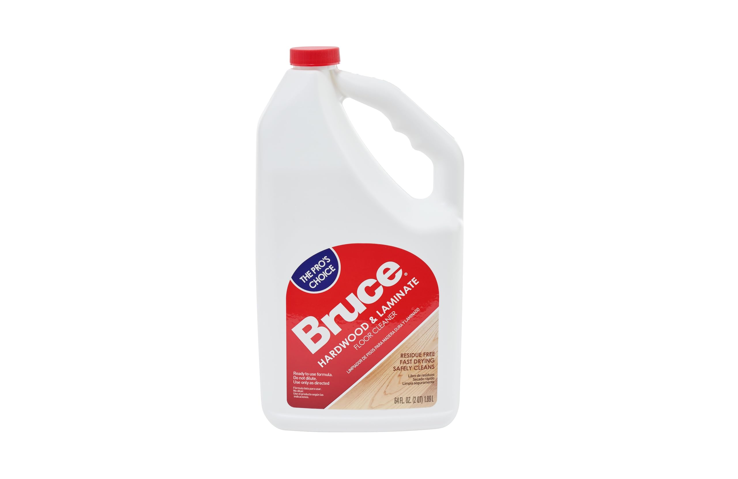 Bruce Hardwood and Laminate Floor Cleaner for All No-Wax Urethane Finished Floors Refill 64oz