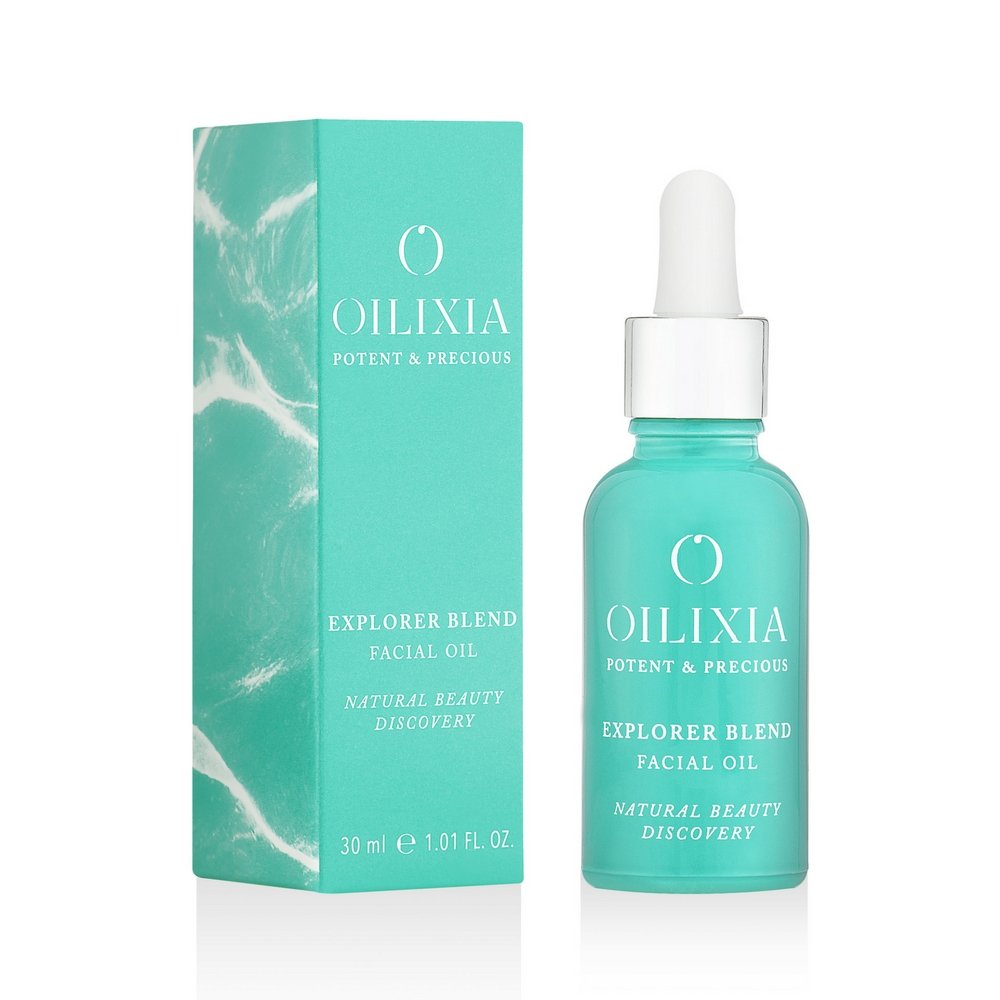 Oilixia Skincare | Explorer Blend Facial Oil | Firming, Smoothing, Brightening | Natural, Vegan and Cruelty Free | 30ml