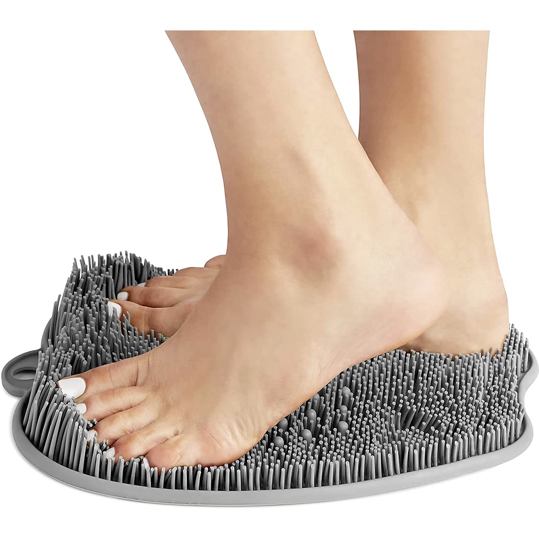 ALAIX Shower Foot Massager Scrubber - Improves Foot Circulation & Reduces Foot Pain - Soothes Tired Achy Feet And Scrubs Feet Clean - Non Slip With Suction Cups