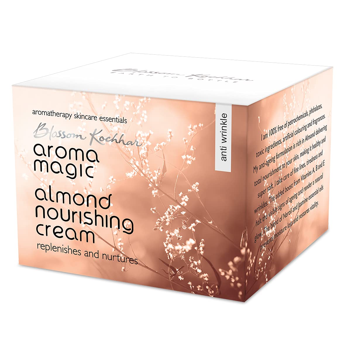 Aroma Magic Almond Nourishing Cream | Anti-Aging Facial Moisturizer | Restores Vitality | Reduces Fine Lines & Wrinkles | Provides Soft Skin | 1.76 Oz/50g