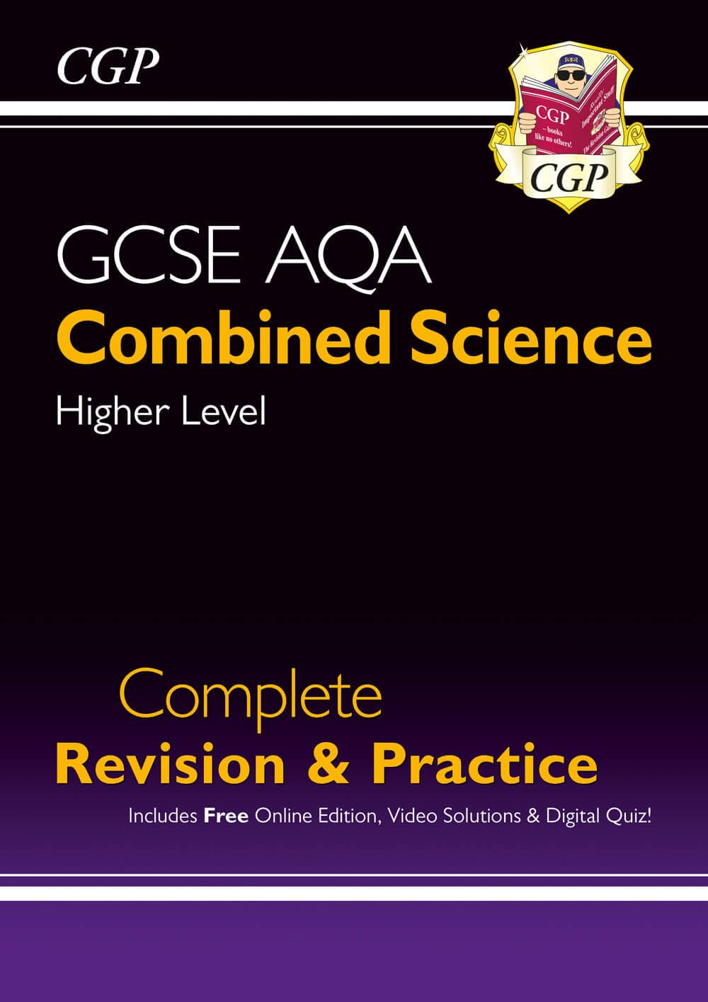 Coordination Group Publications Ltd (CGP) New GCSE Combined Science AQA Higher Complete Revision & Practice w/ Online Ed, Videos & Quizzes Paperback – Big Book, 29 April 2021